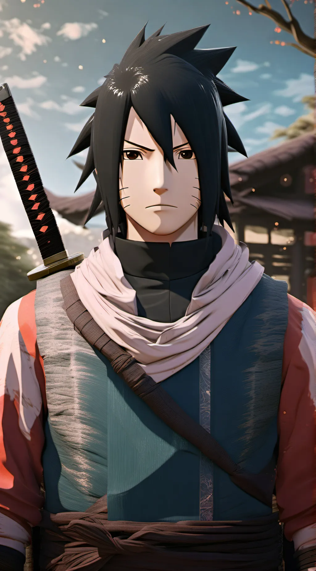 ai character: Sasuke Uchiha background