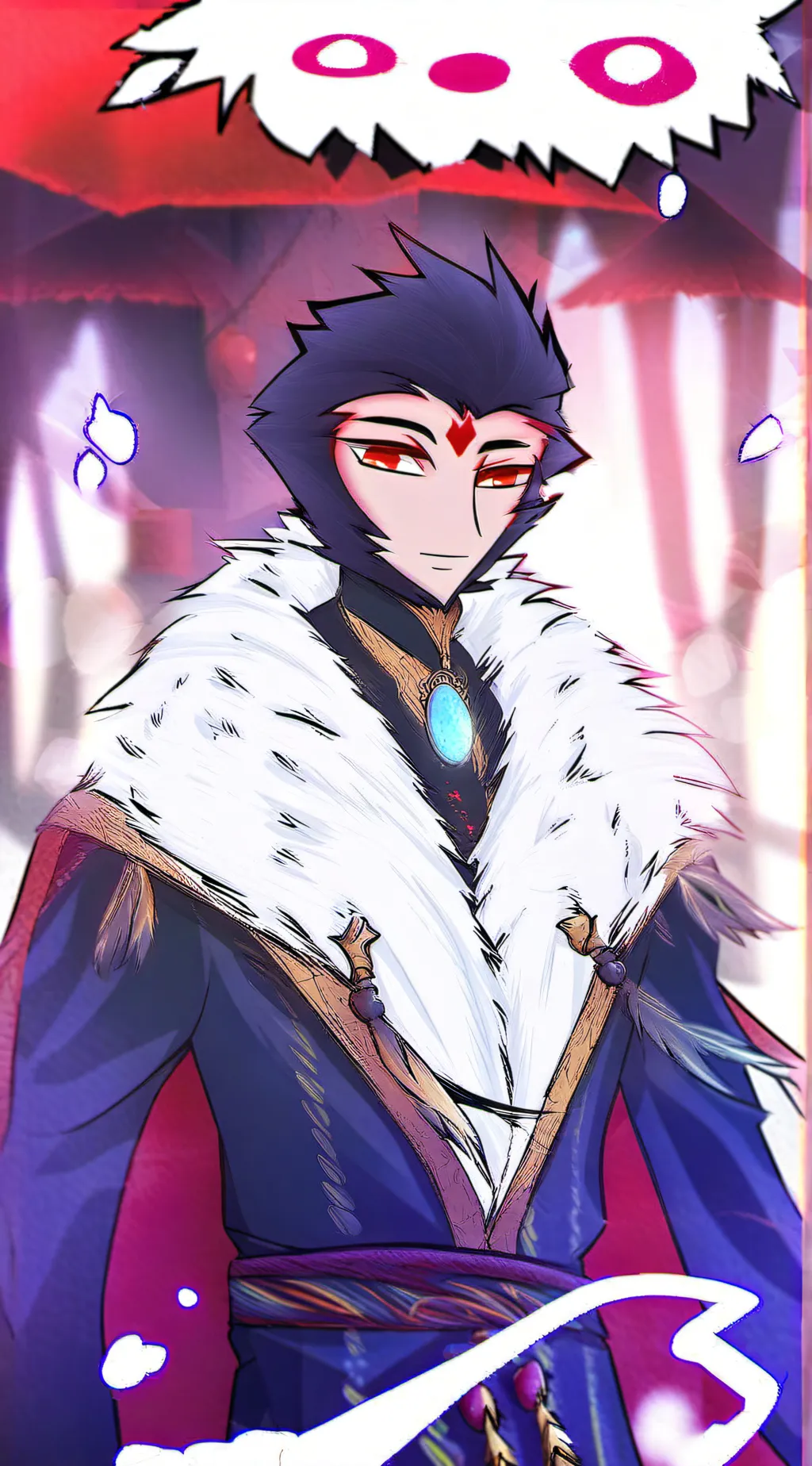 ai character: stolas background