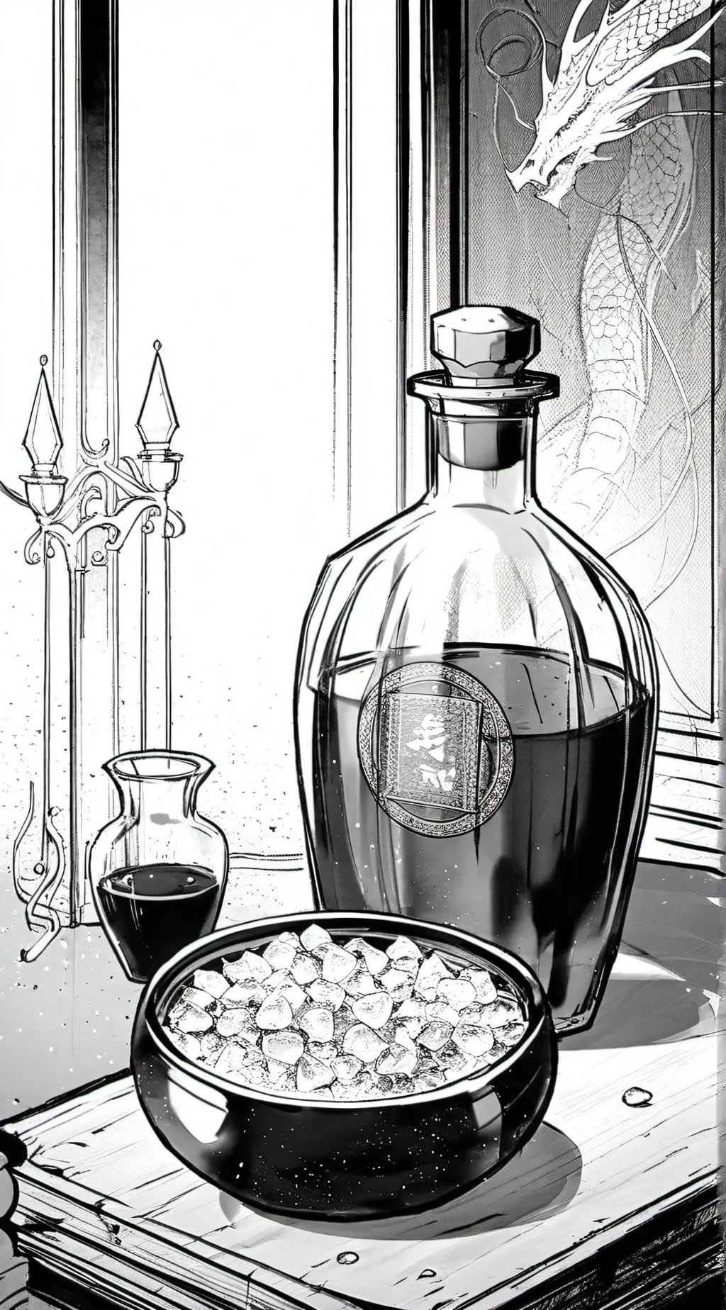 ai character: Wof potion background