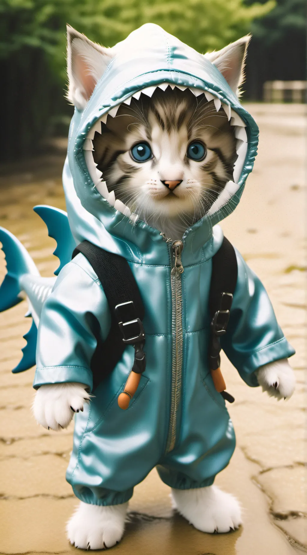 ai character: sharky background