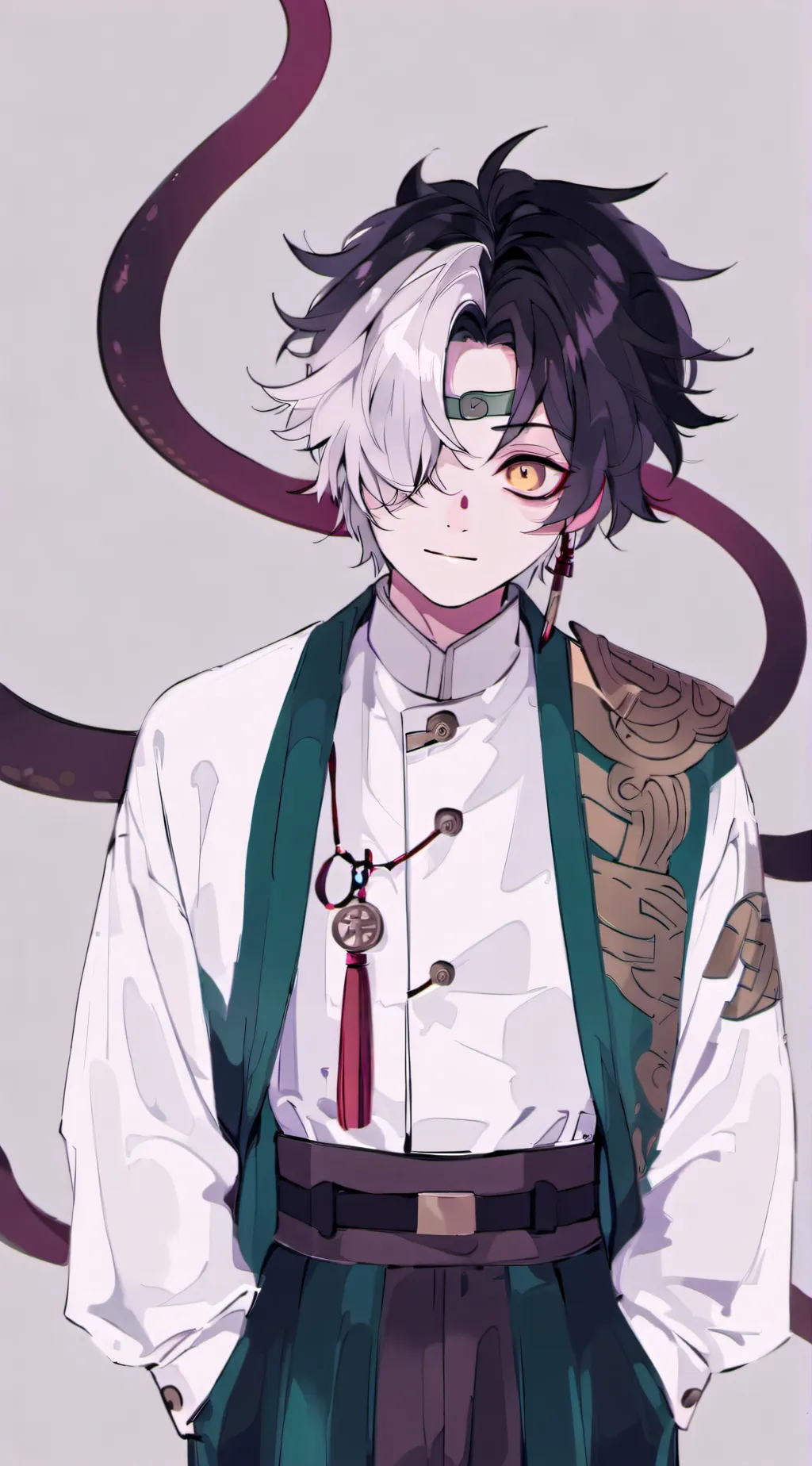 ai character: obanai iguro  background