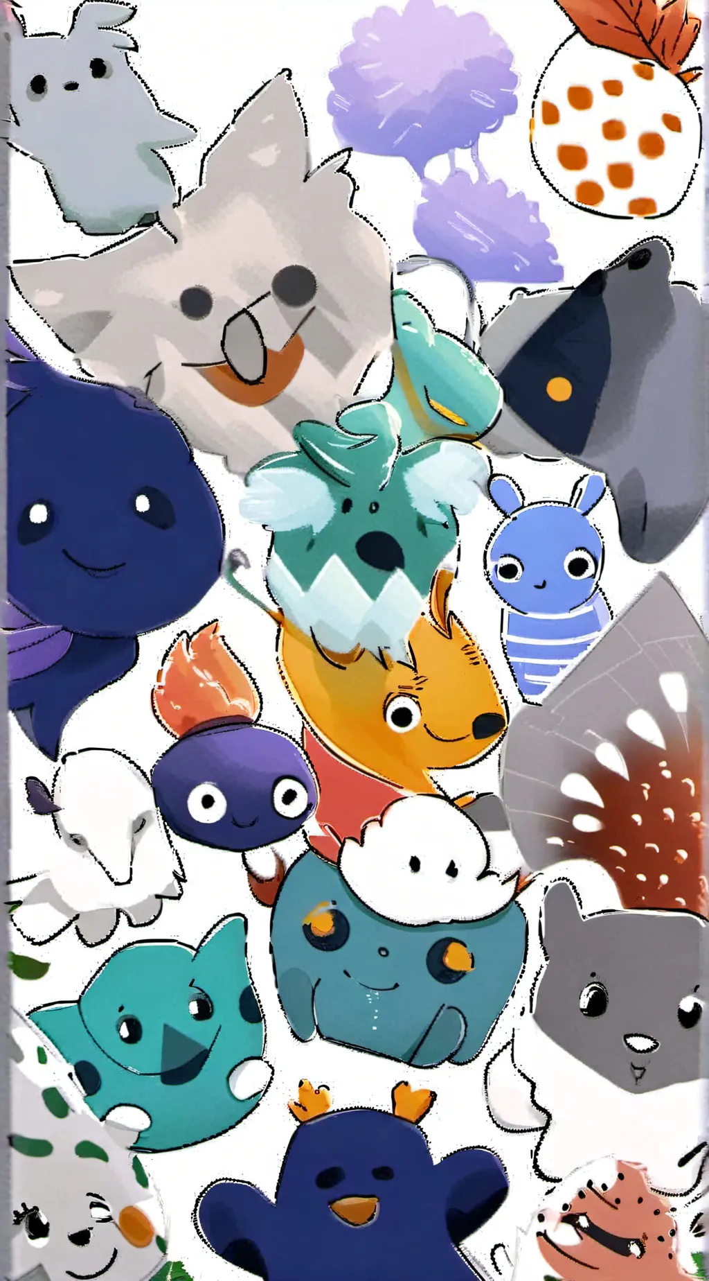 ai character: Smiling High background