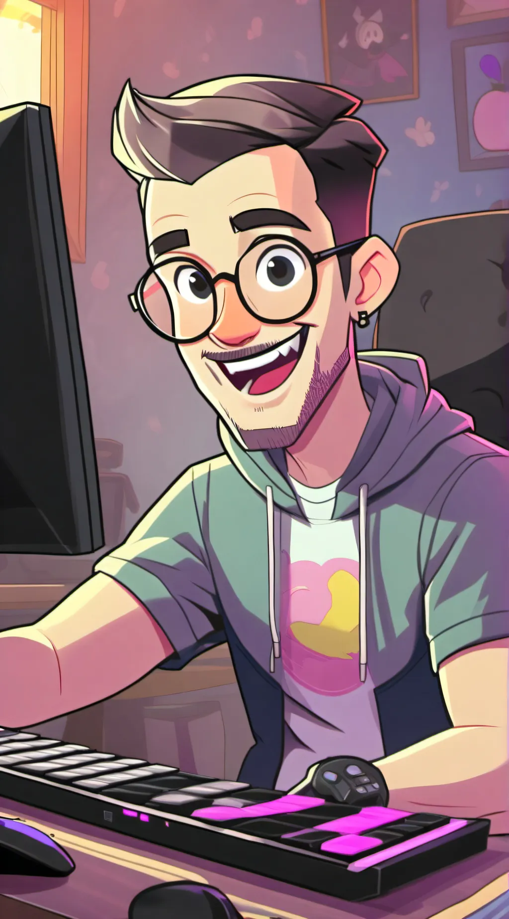 ai character: billy  background