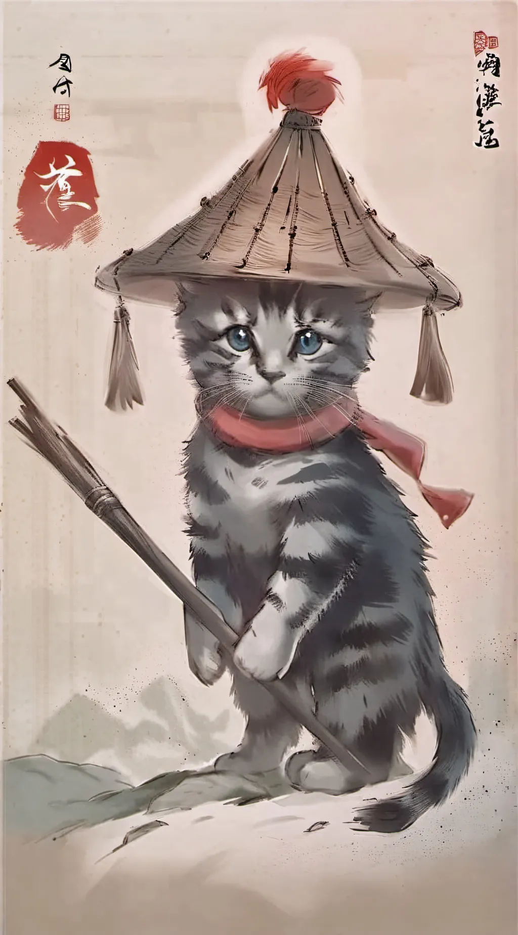 ai character: Uhang background