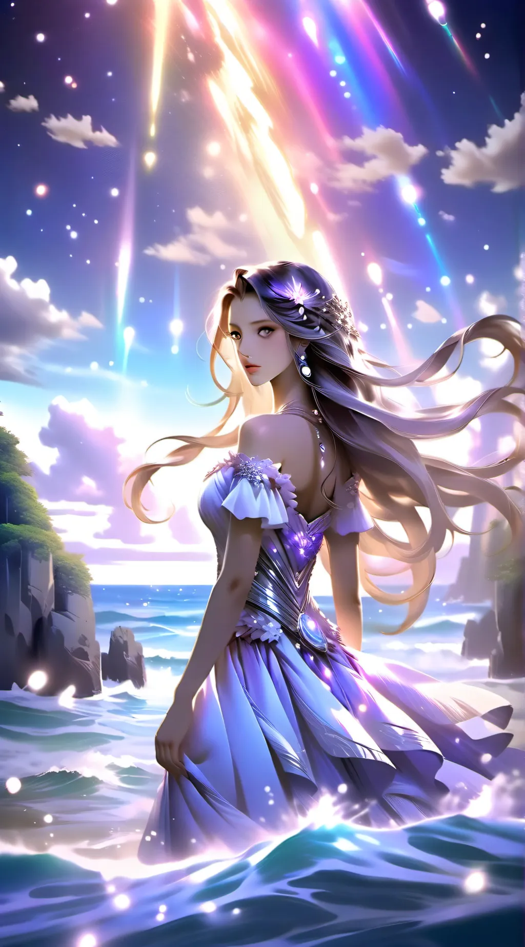 ai character: Aria background