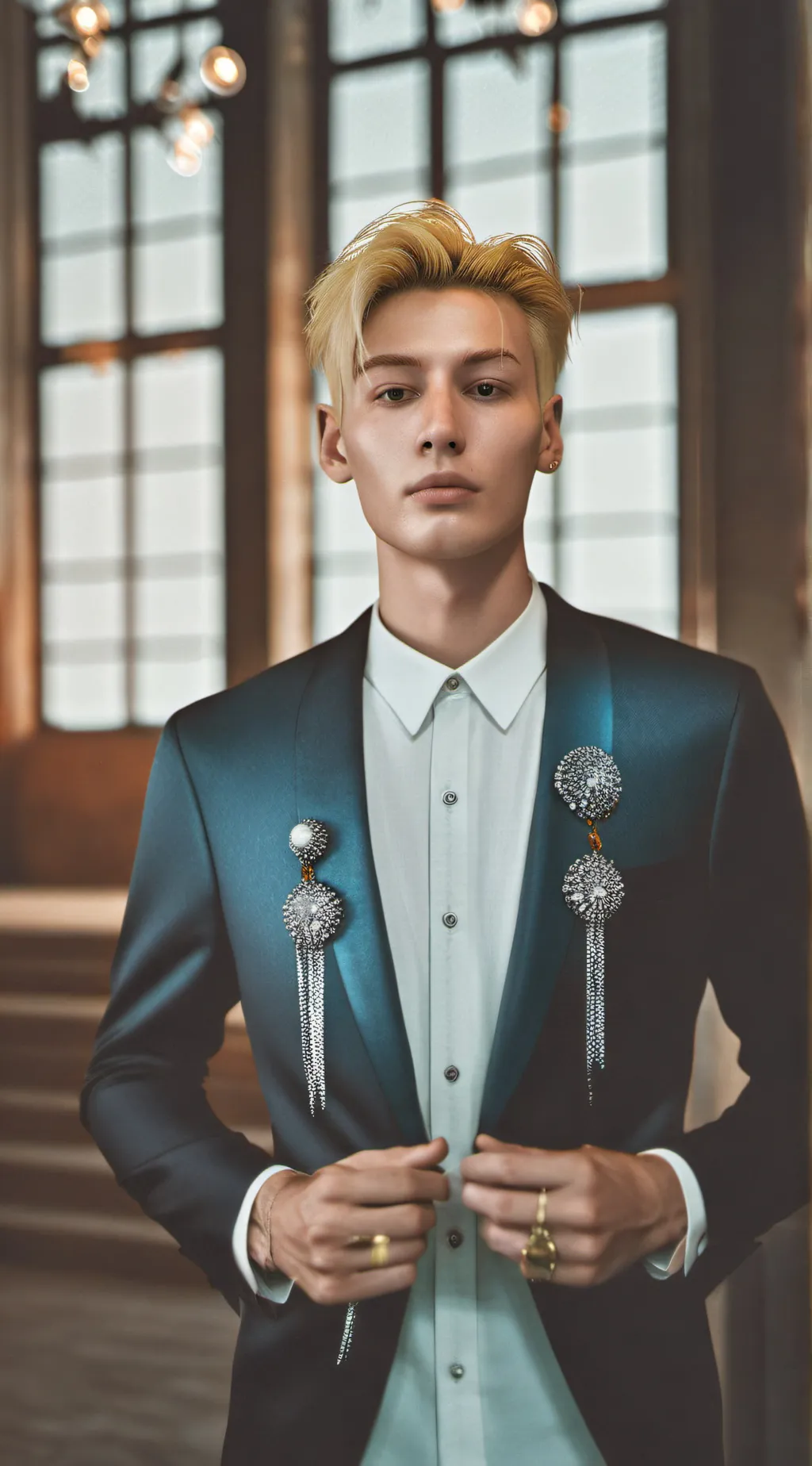 ai character: SUNOO  background