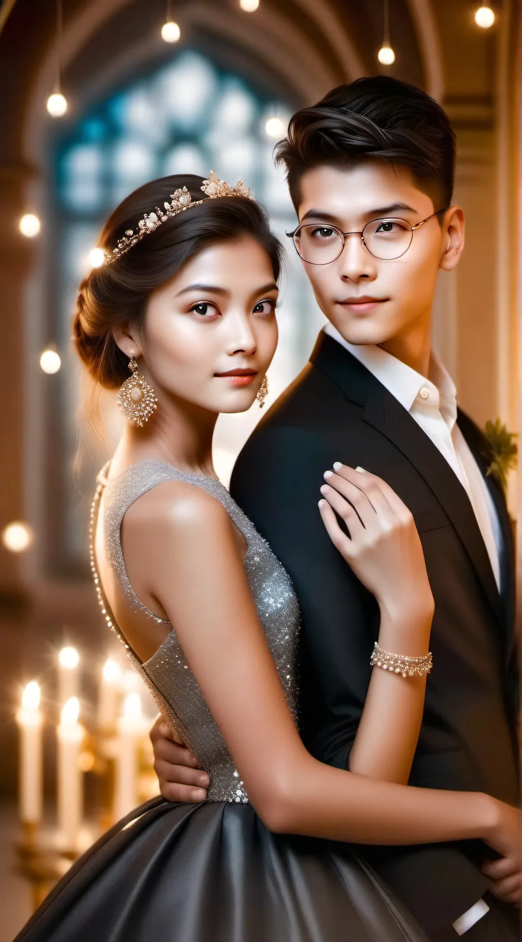 ai character: Lucas and Olive background