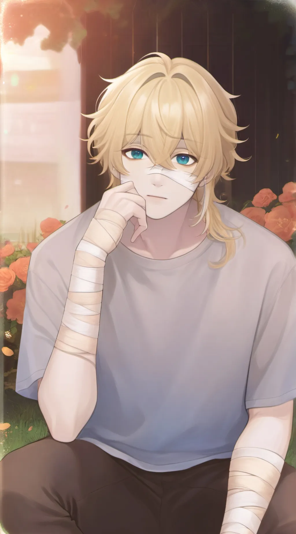 ai character: *＊✿❀ 𝐿𝑖𝑎𝑚 ❀✿＊* background