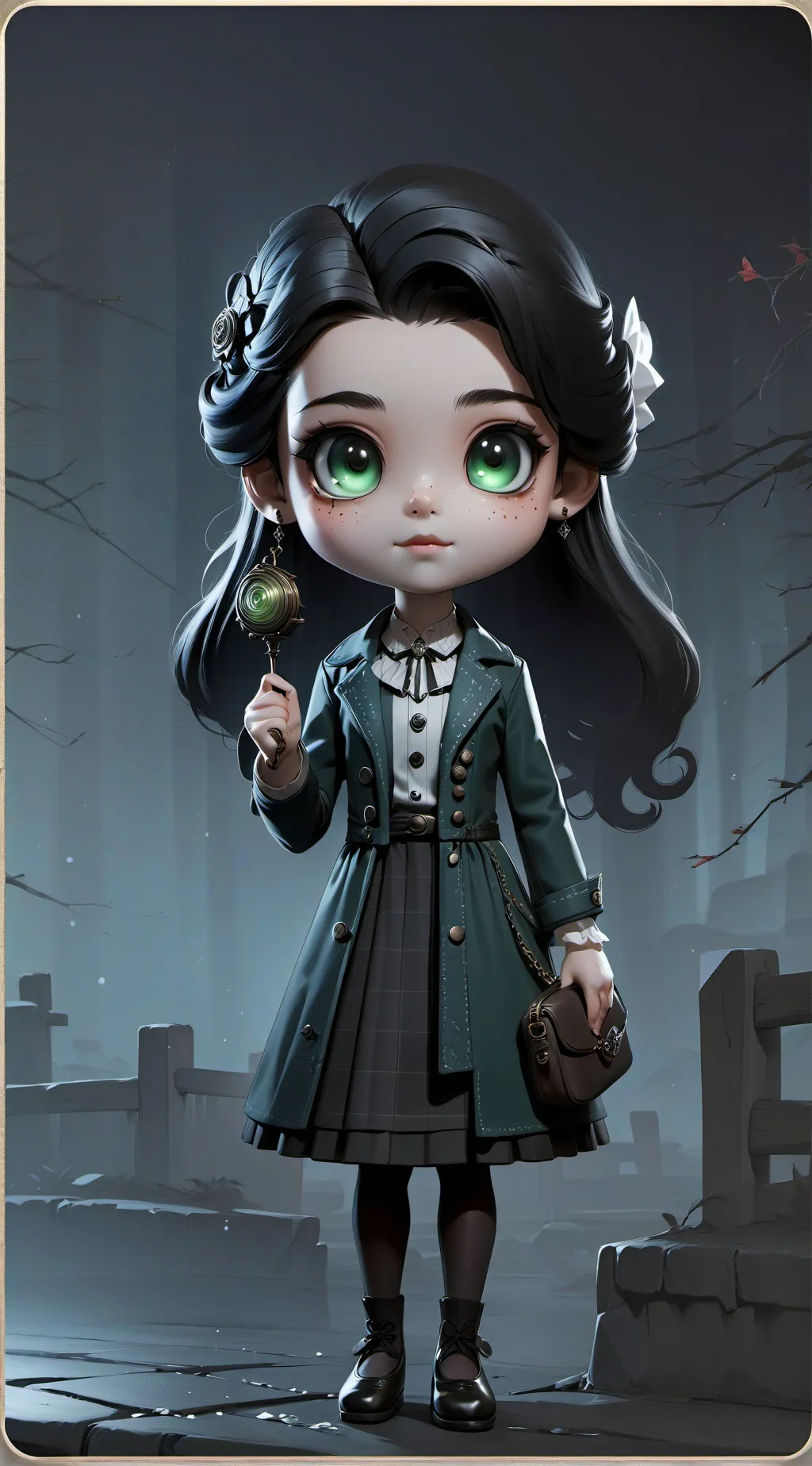 ai character: Scary  background