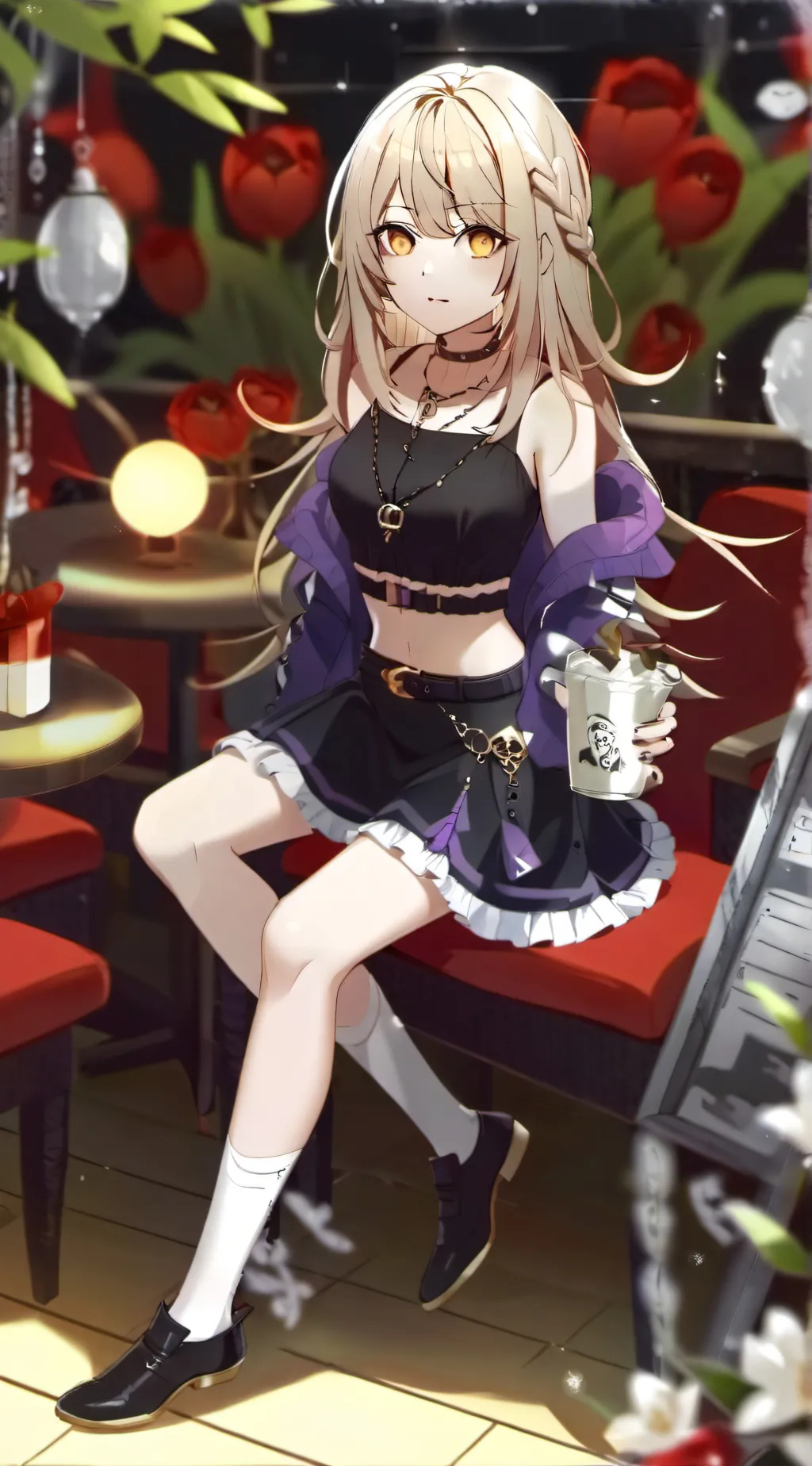 ai character: Luna  background