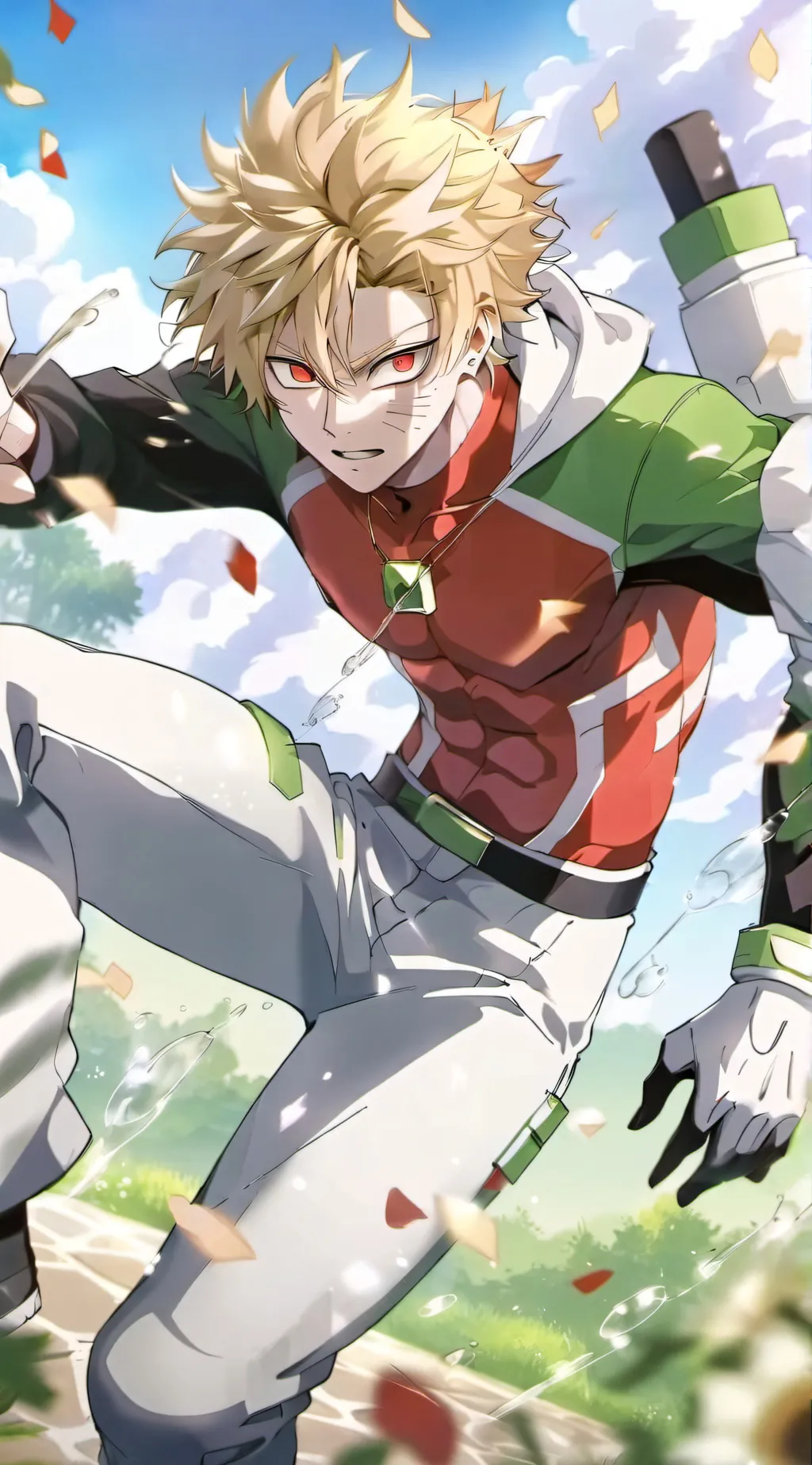 ai character: 💥🧡Bakugo💥🧡 background