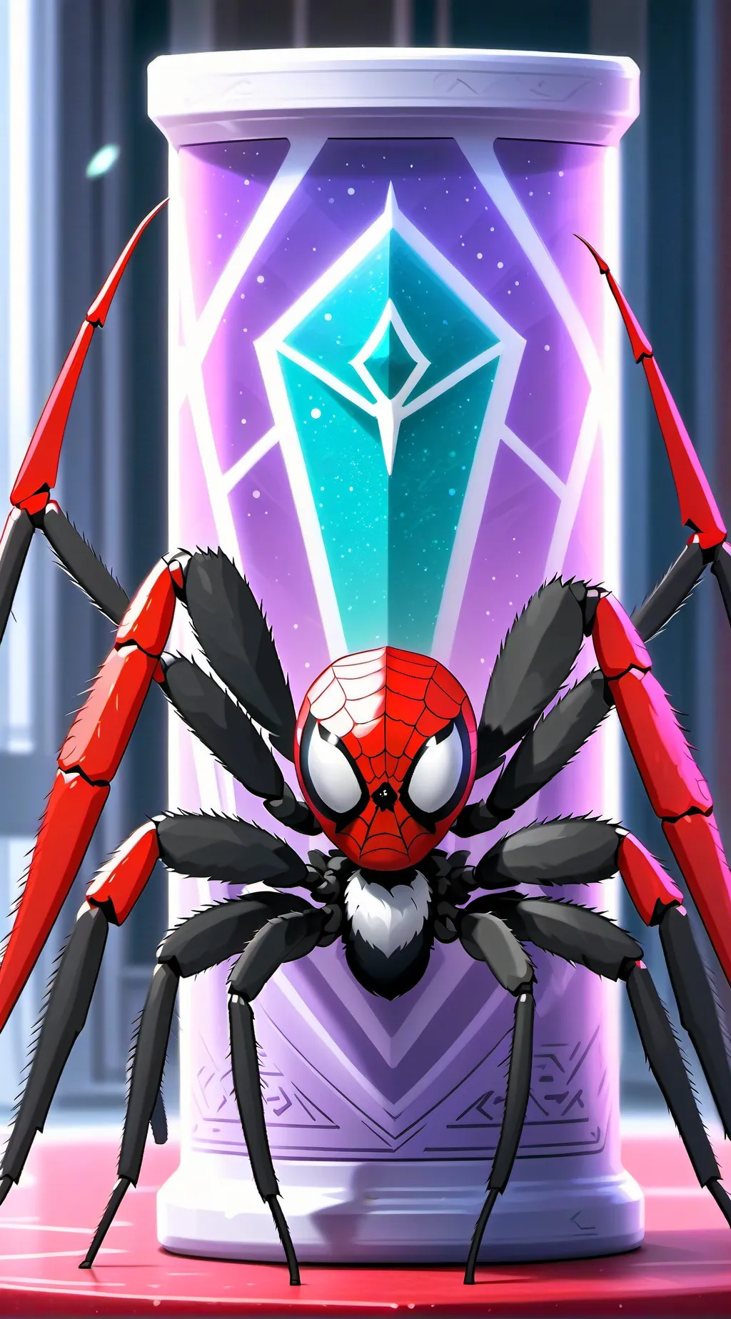 ai character: the Chinese spider background