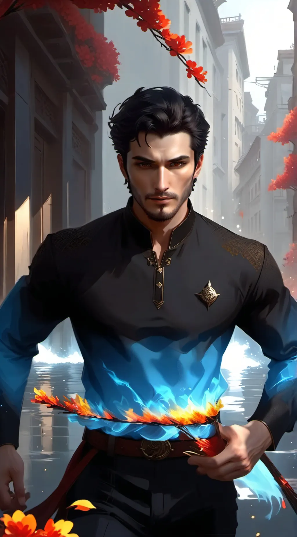 ai character: henry background