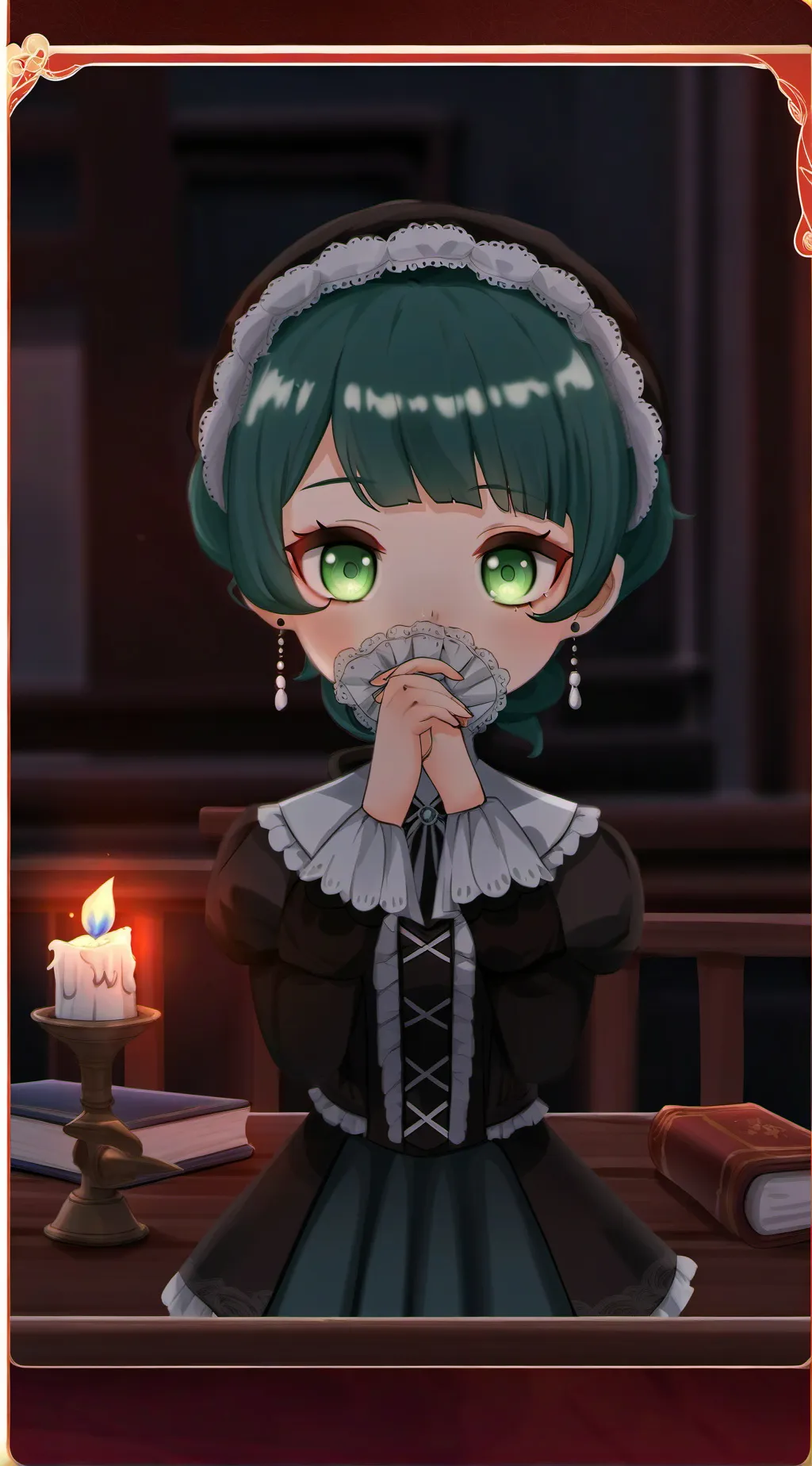 ai character: bad girl ella background