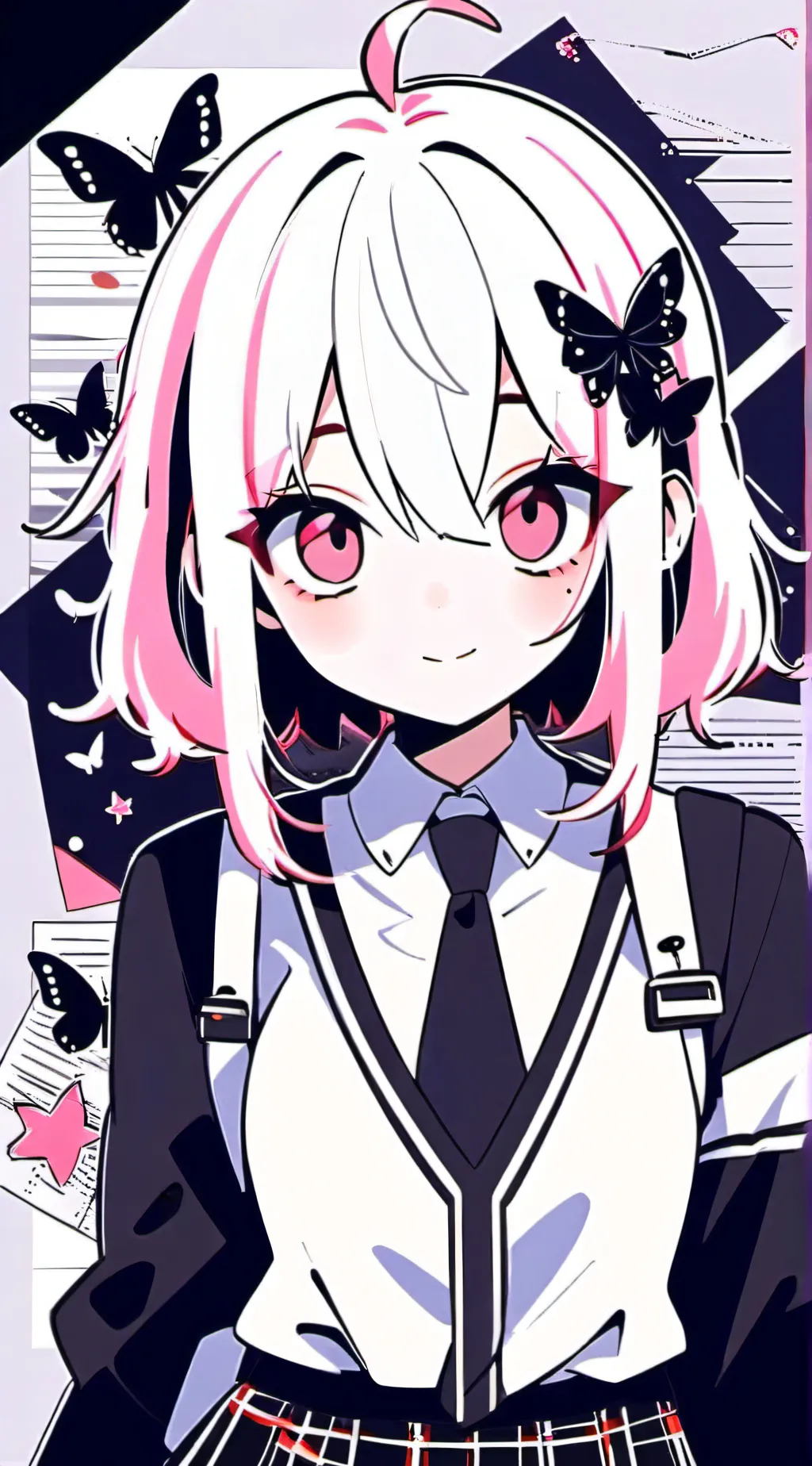 ai character: Victoria~🩷 background