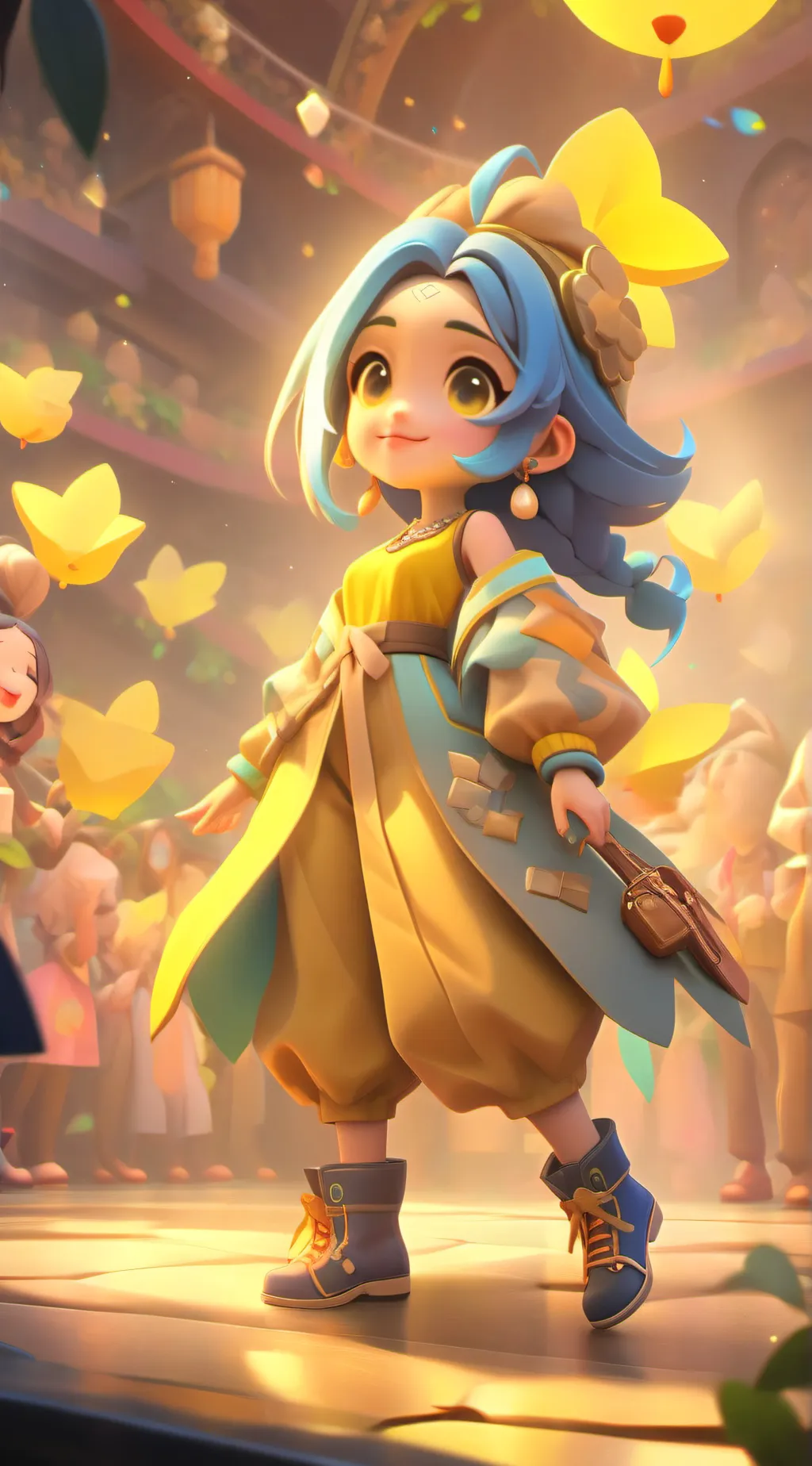 ai character: Joy background