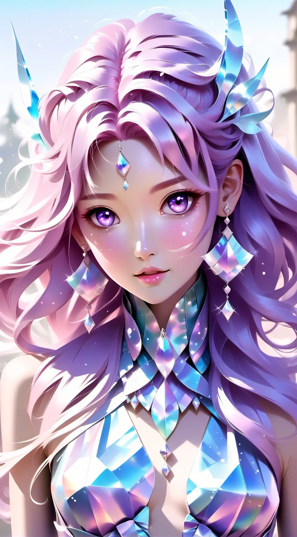 ai character: Genie lilyana background