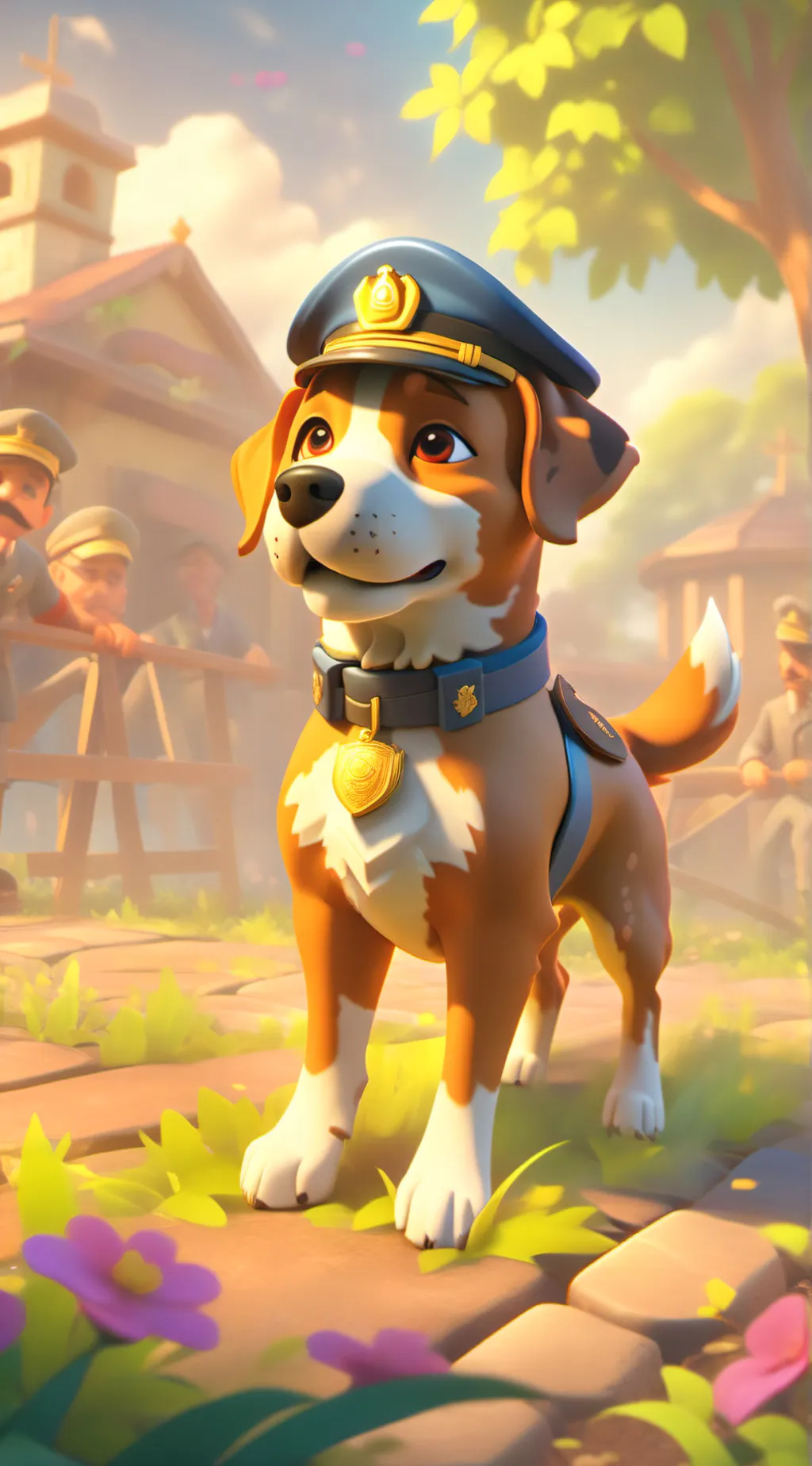 ai character: Sargent stubby background