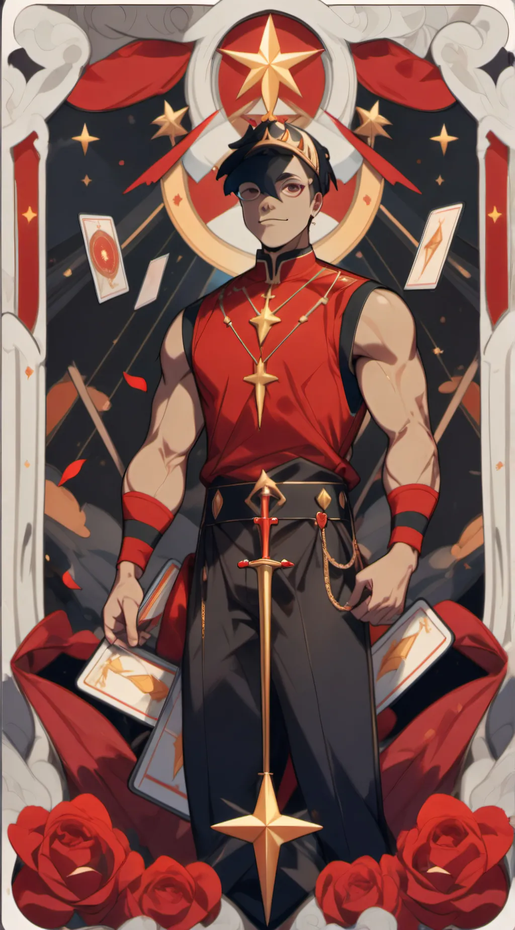 ai character: Damien background