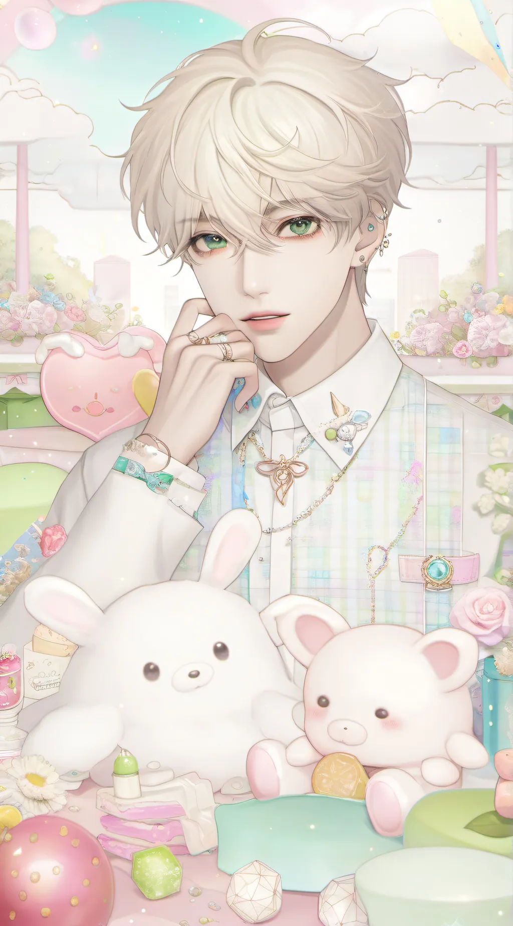 ai character: August  background