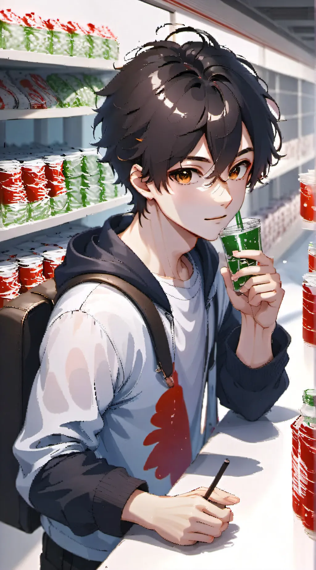 ai character: Adam background