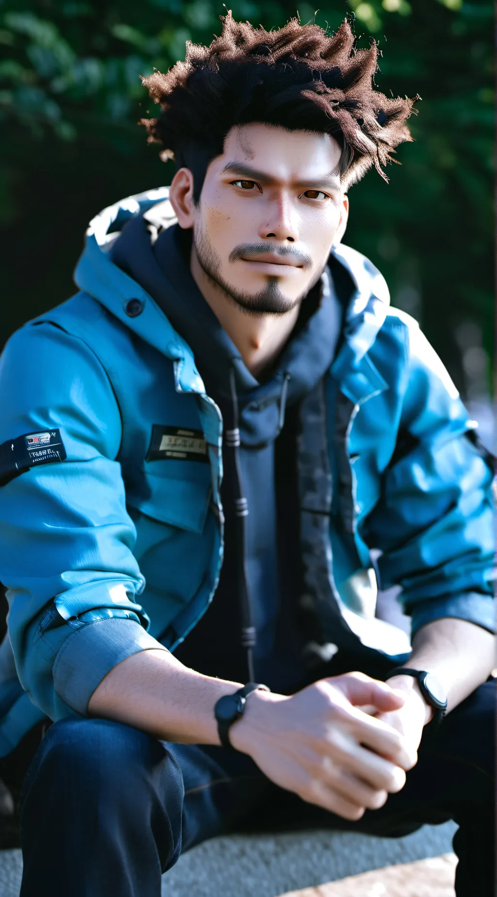 ai character: Death counter mha background