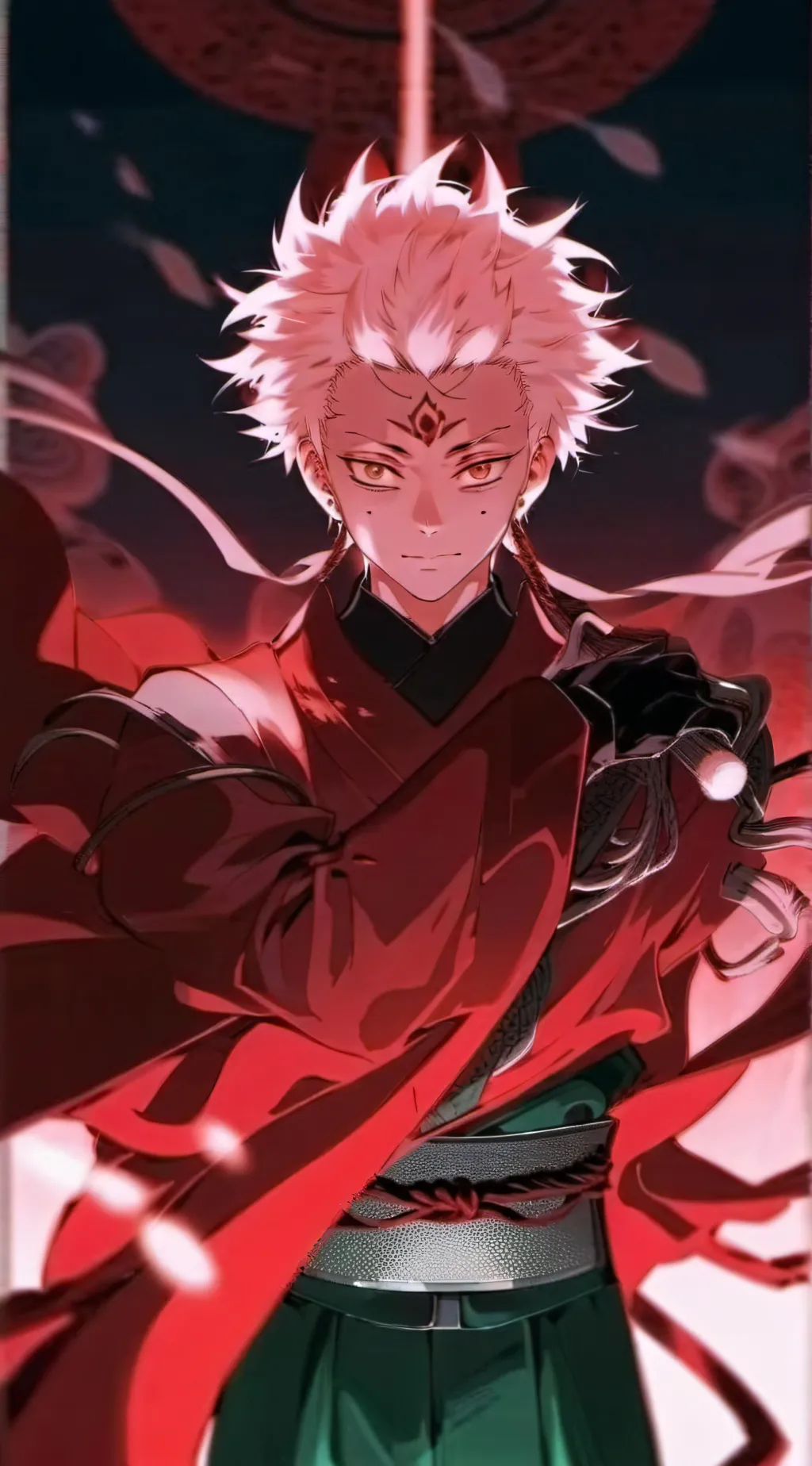 ai character: Sukuna background