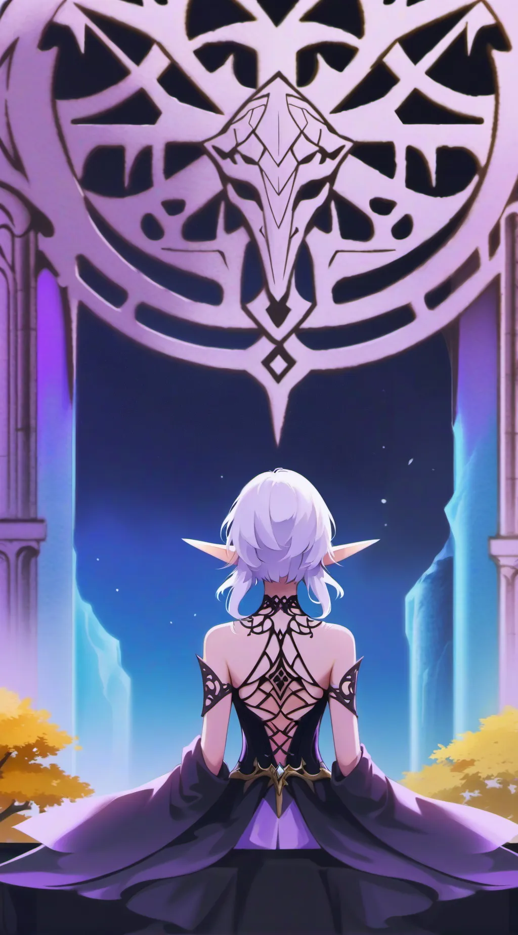 ai character: OMG HIIIIIII background