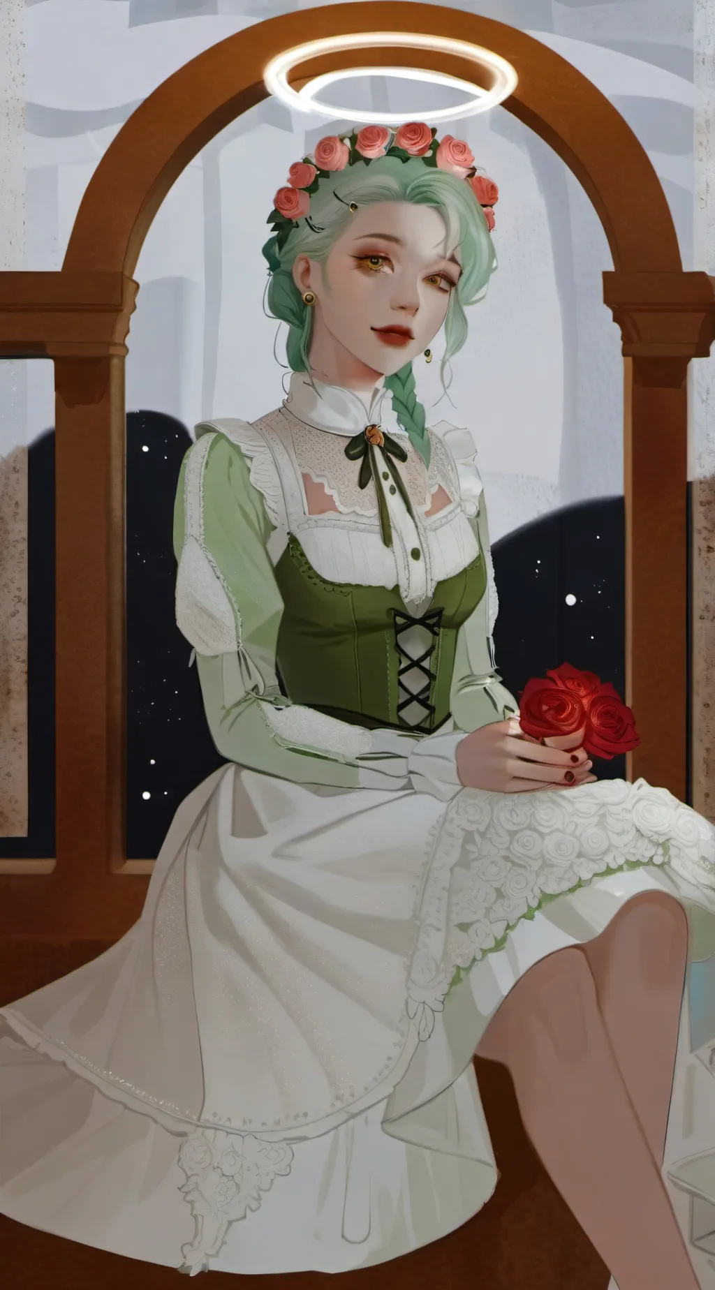 ai character: ezuli💚 background