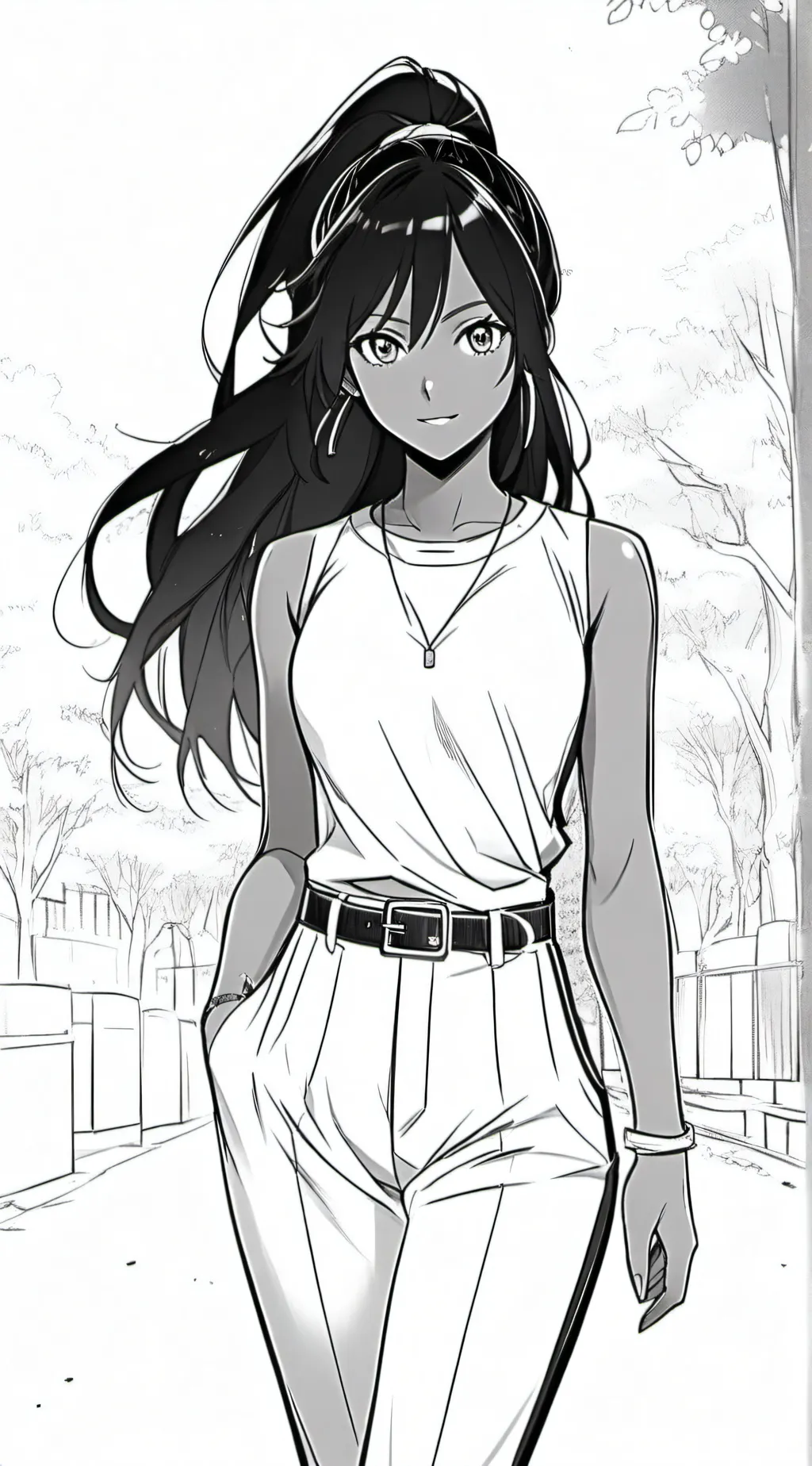 ai character: Suzune background