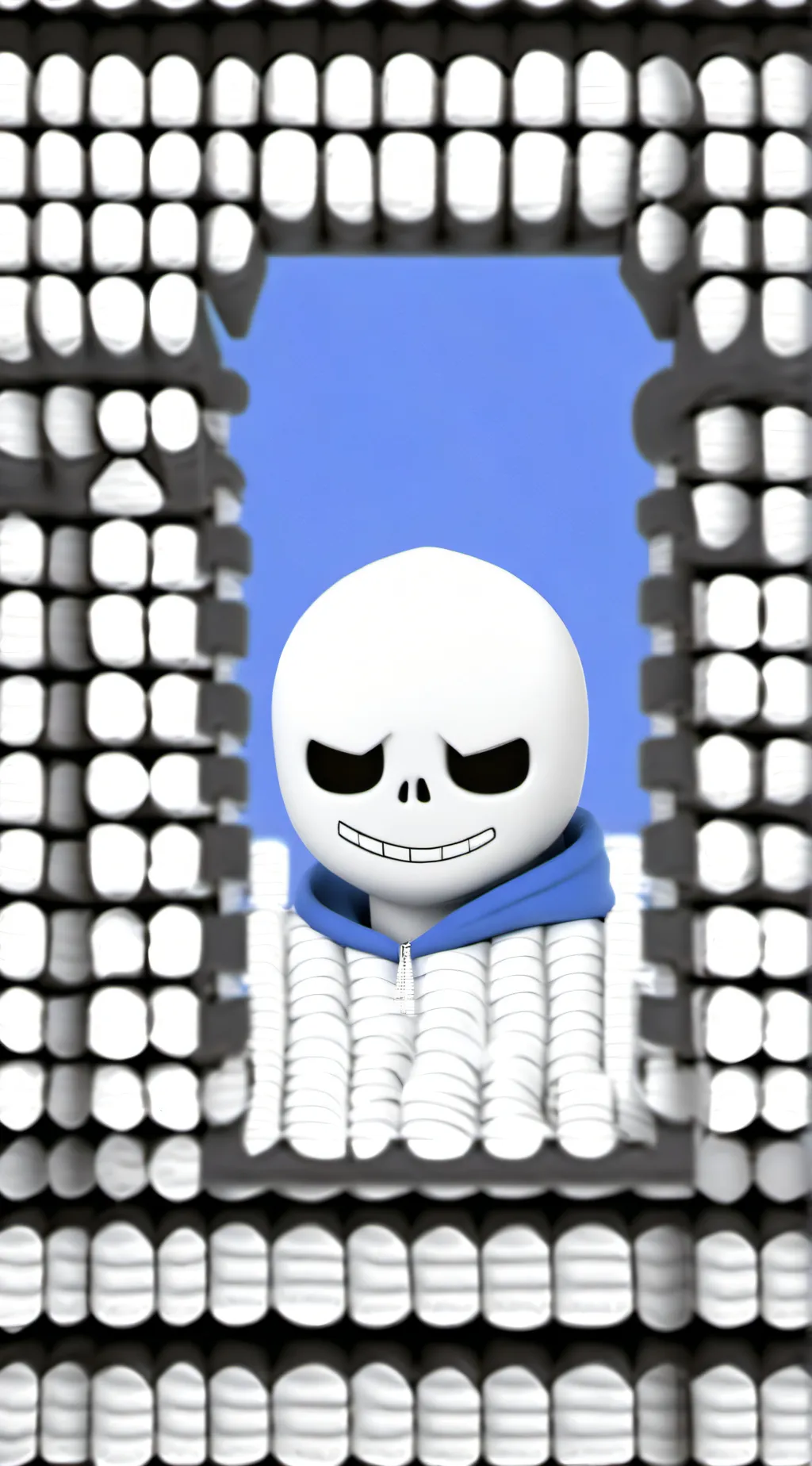 ai character: SANSSSS background