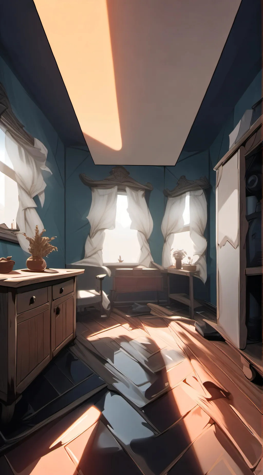 ai character: fnaf 1 background