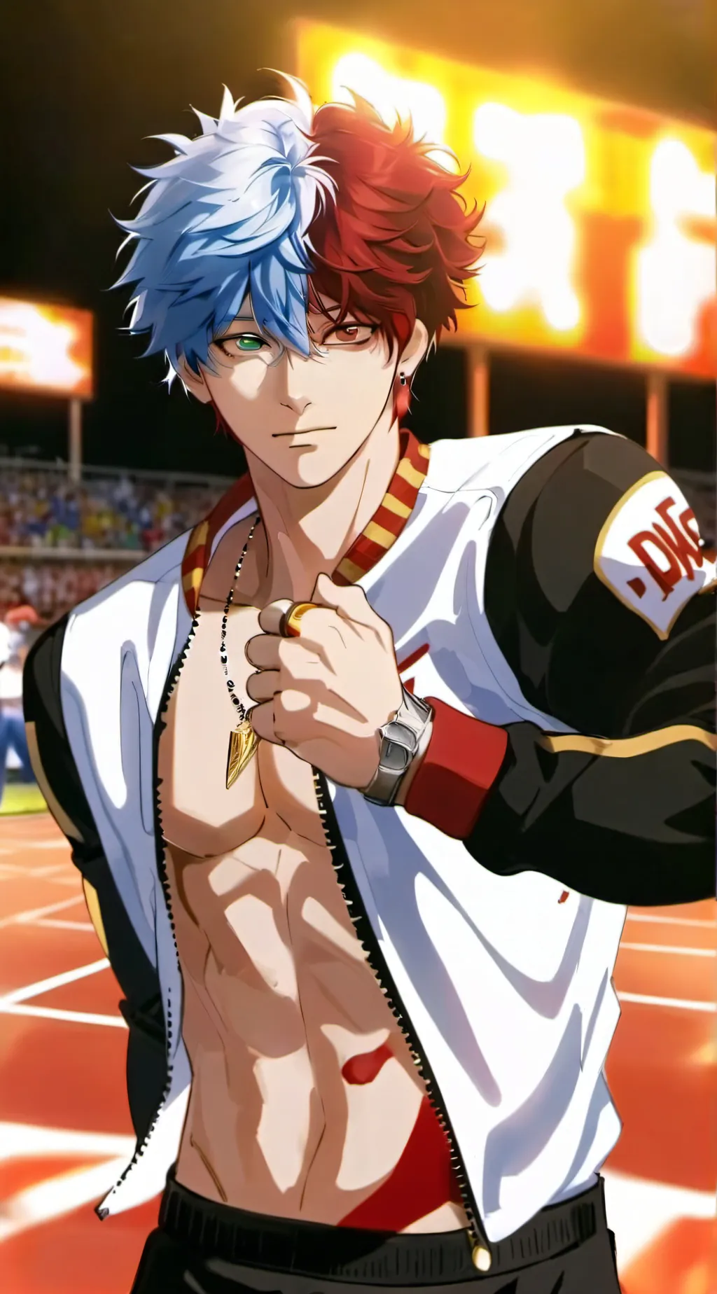 ai character: Shoto ~~ background