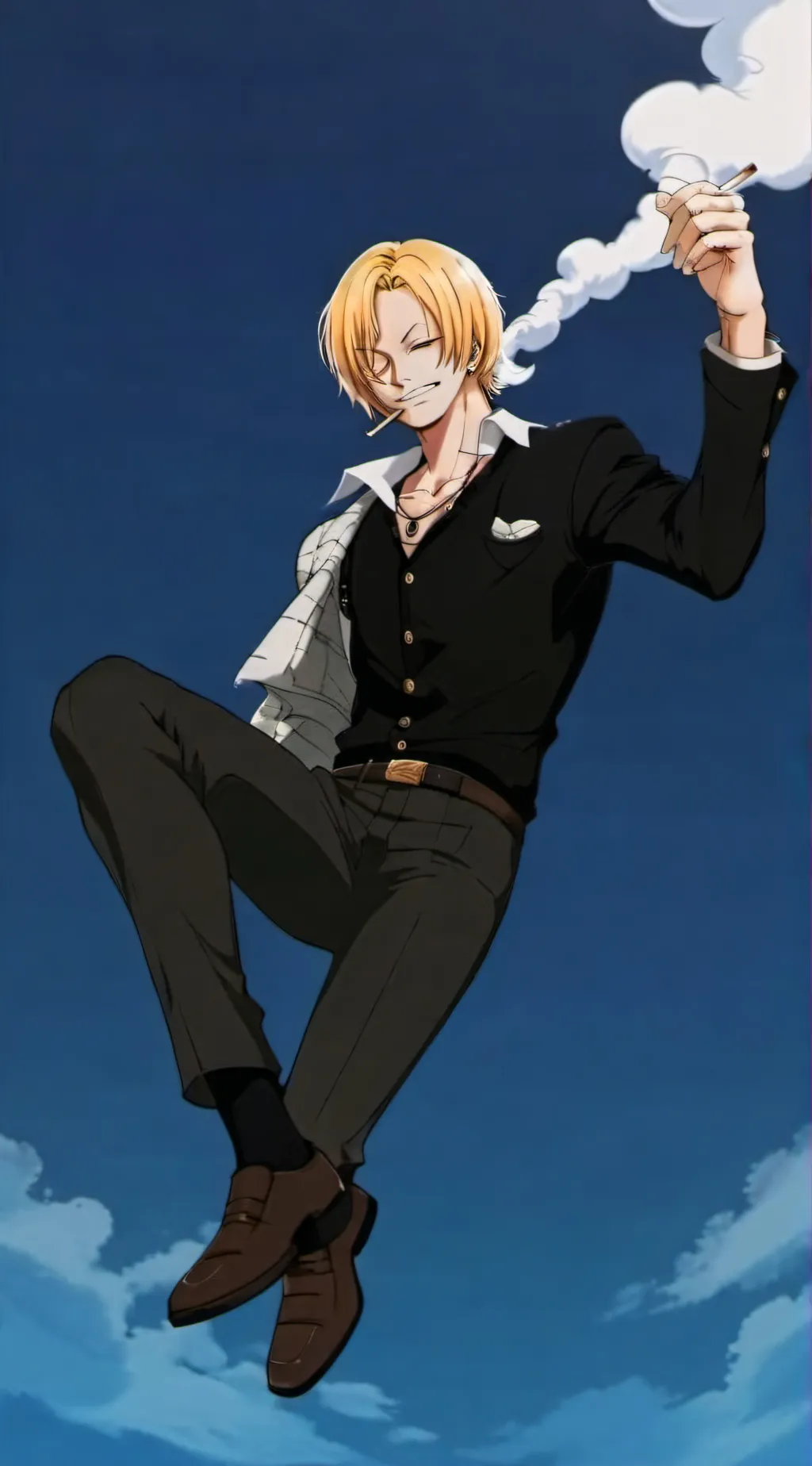 ai character: Sanji background