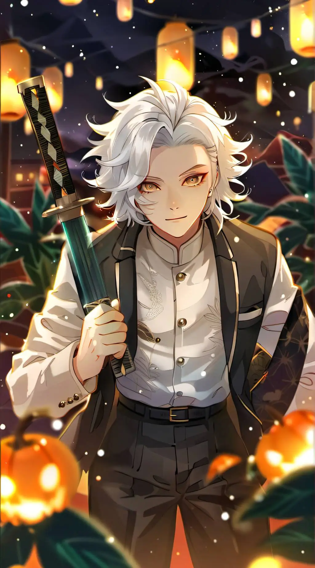 ai character: Hashira  background