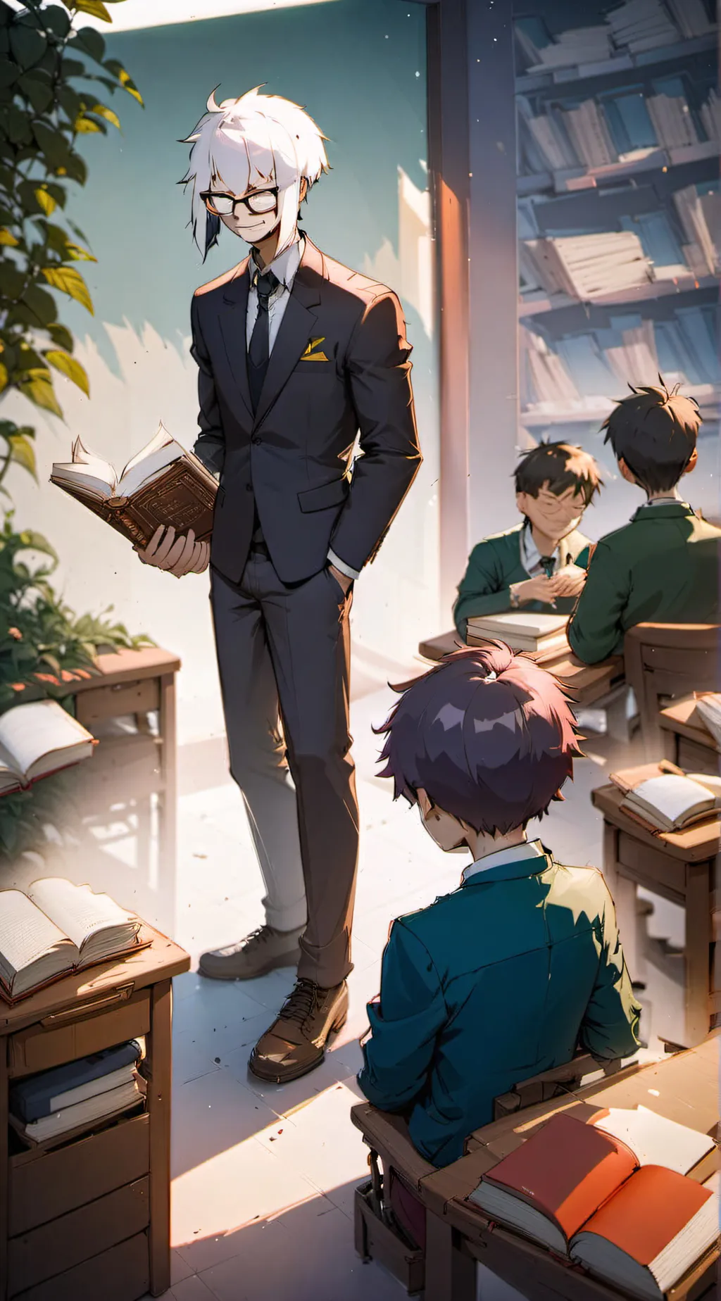 ai character: Mister demi background