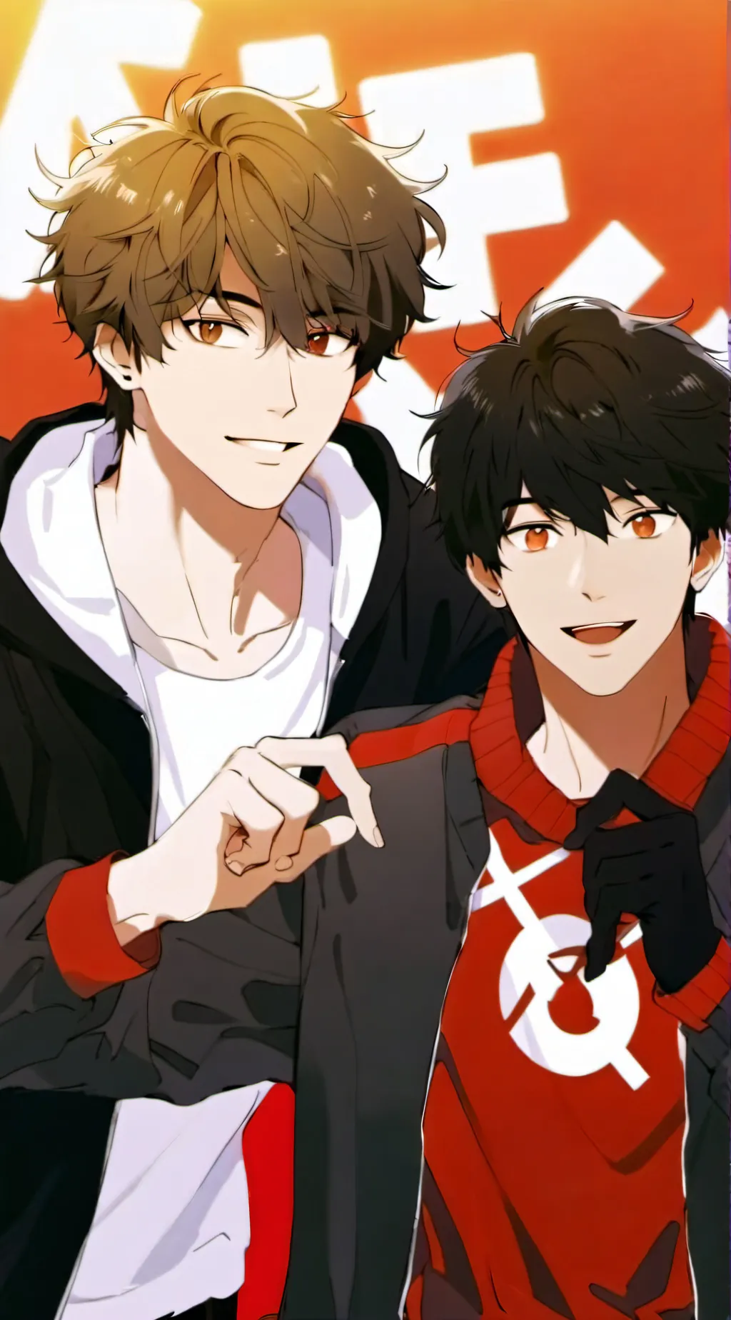 ai character: 😘zack & Preston🔥 background