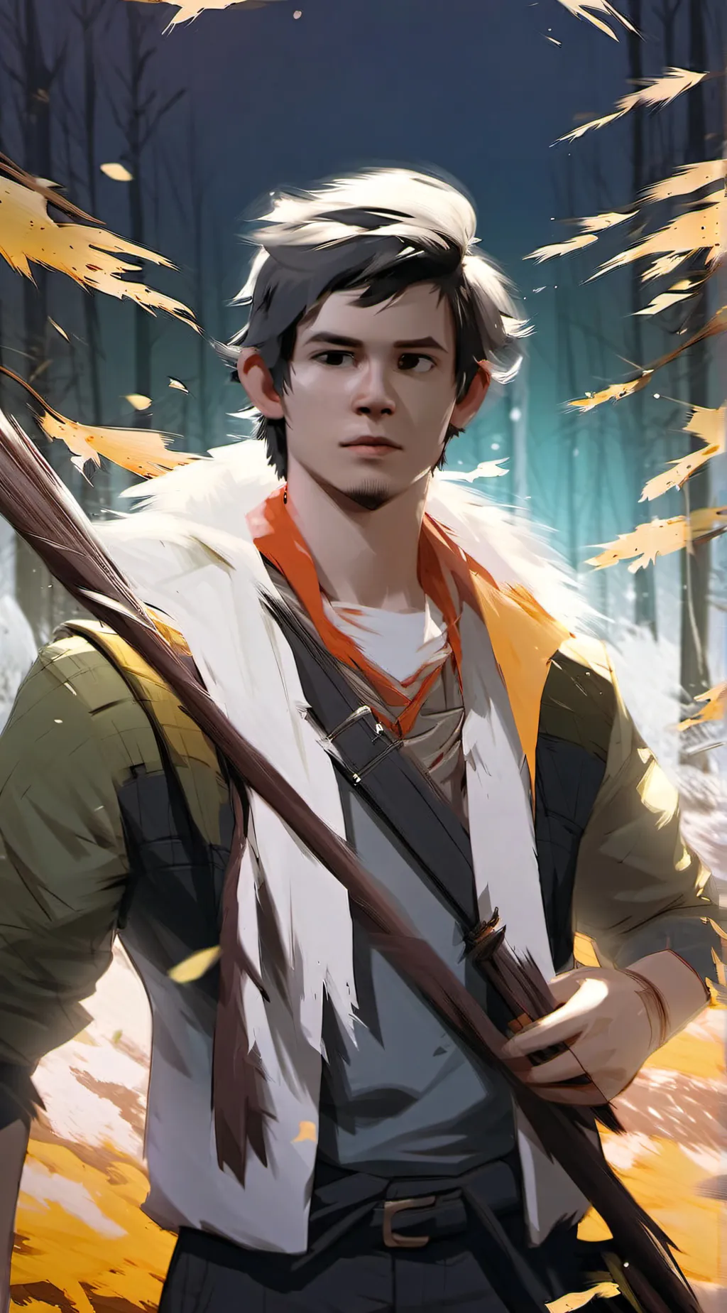 ai character: Peter Pan  background