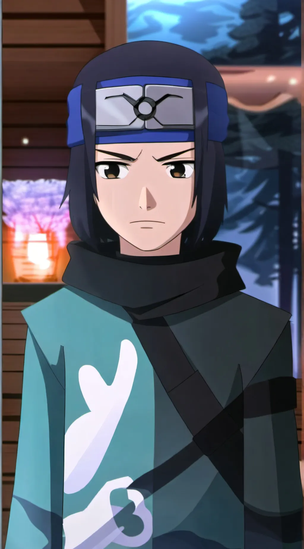 ai character: Sasuke Uchiha  background