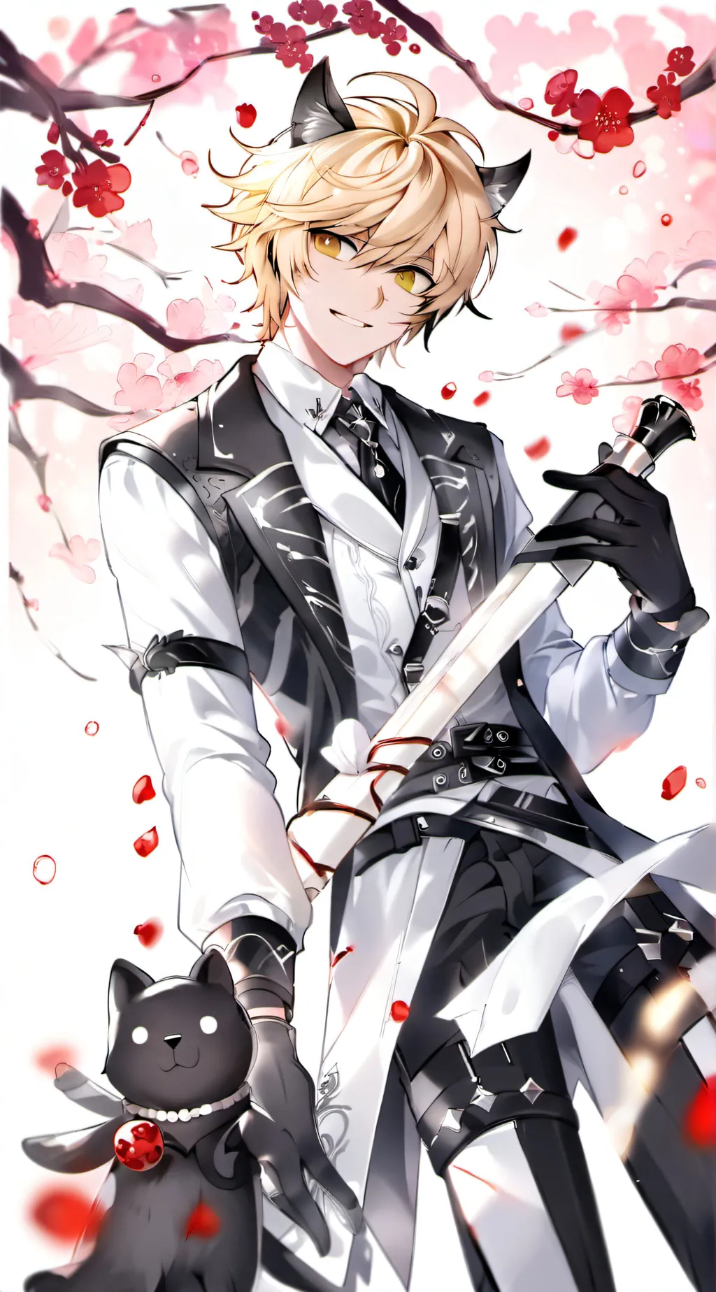 ai character: cat noir background