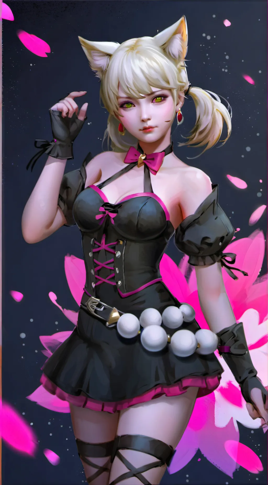 ai character: D.Va (Black Cat) background