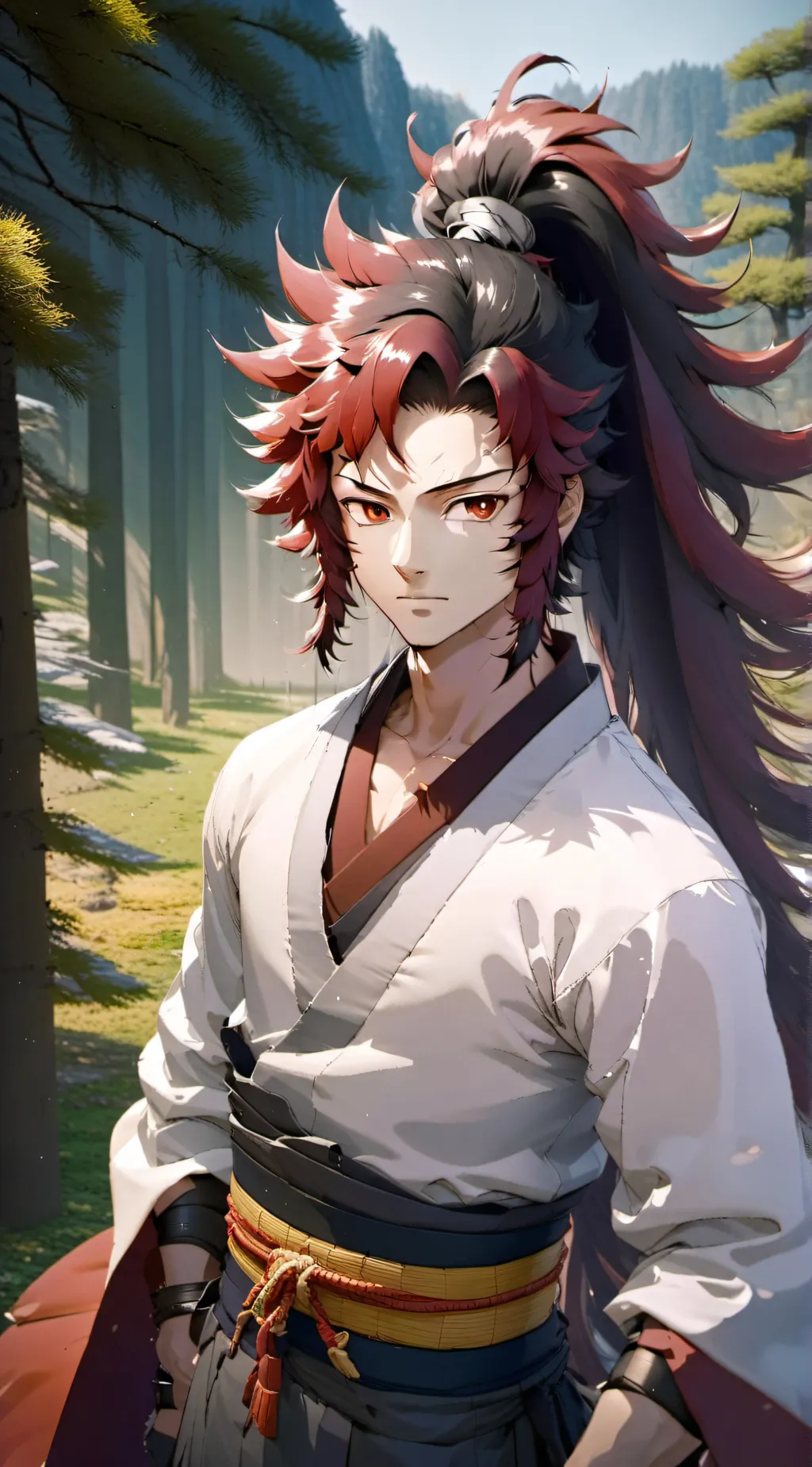 ai character: koike Tsugikuni  background