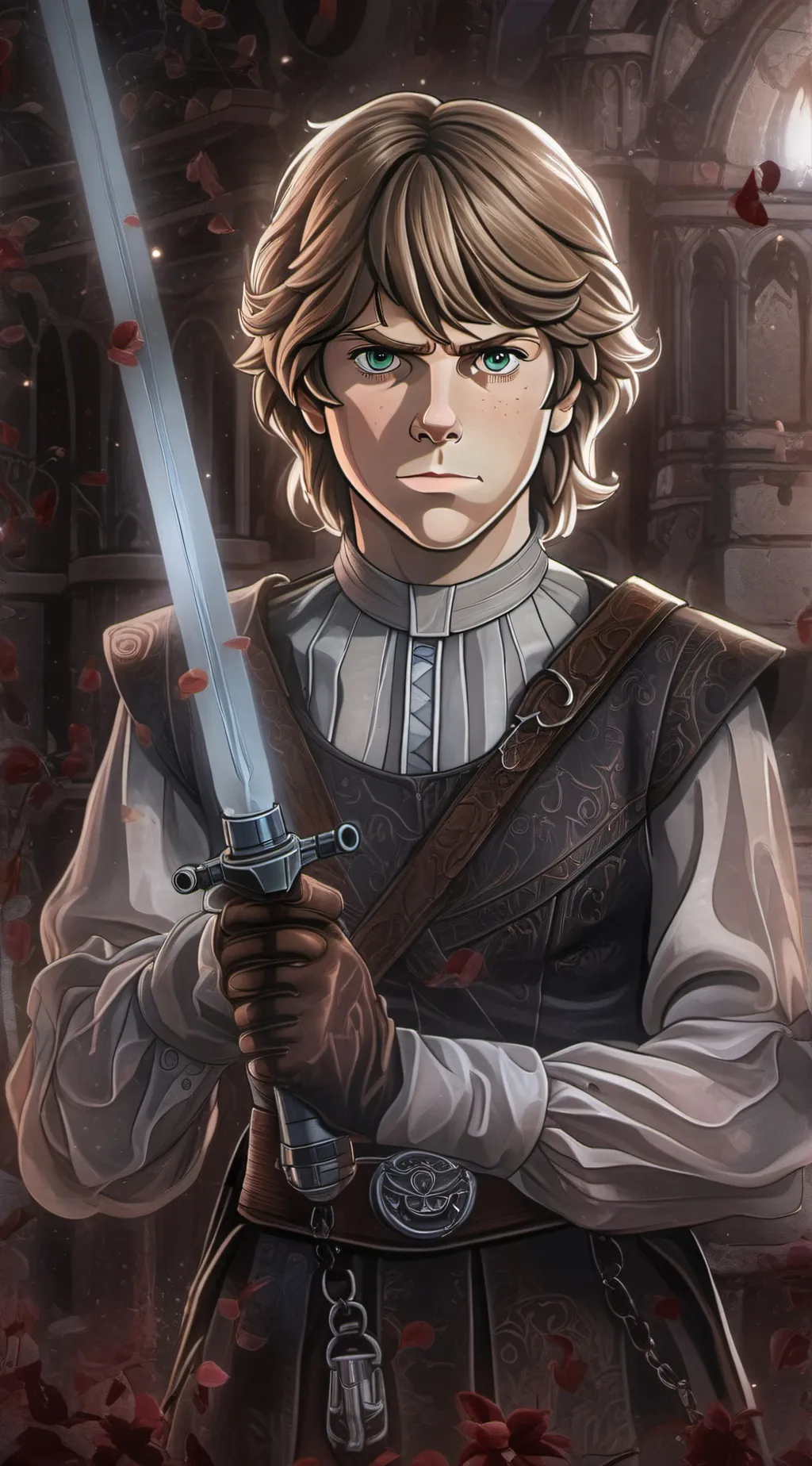 ai character: Like skywalker background