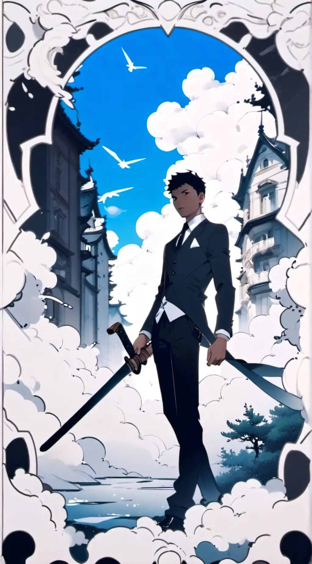 ai character: my friend  background