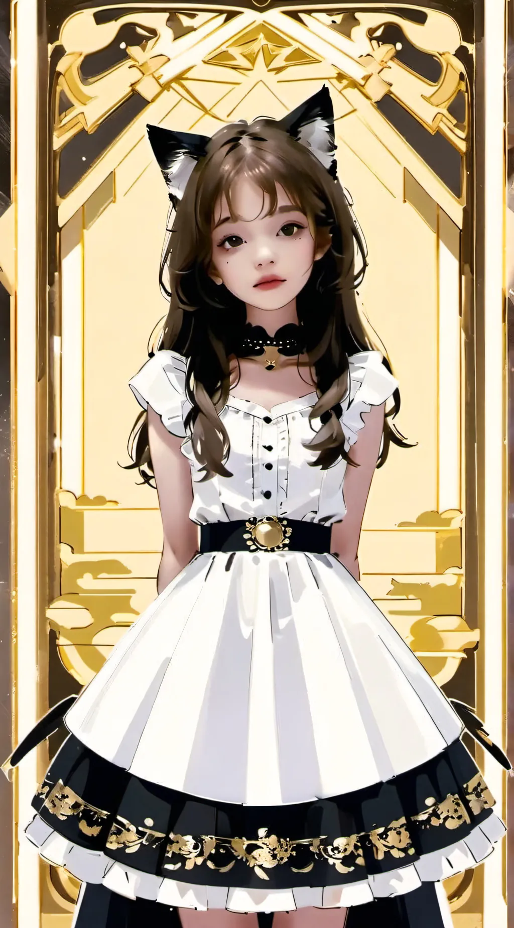 ai character: uwu cat infection  background