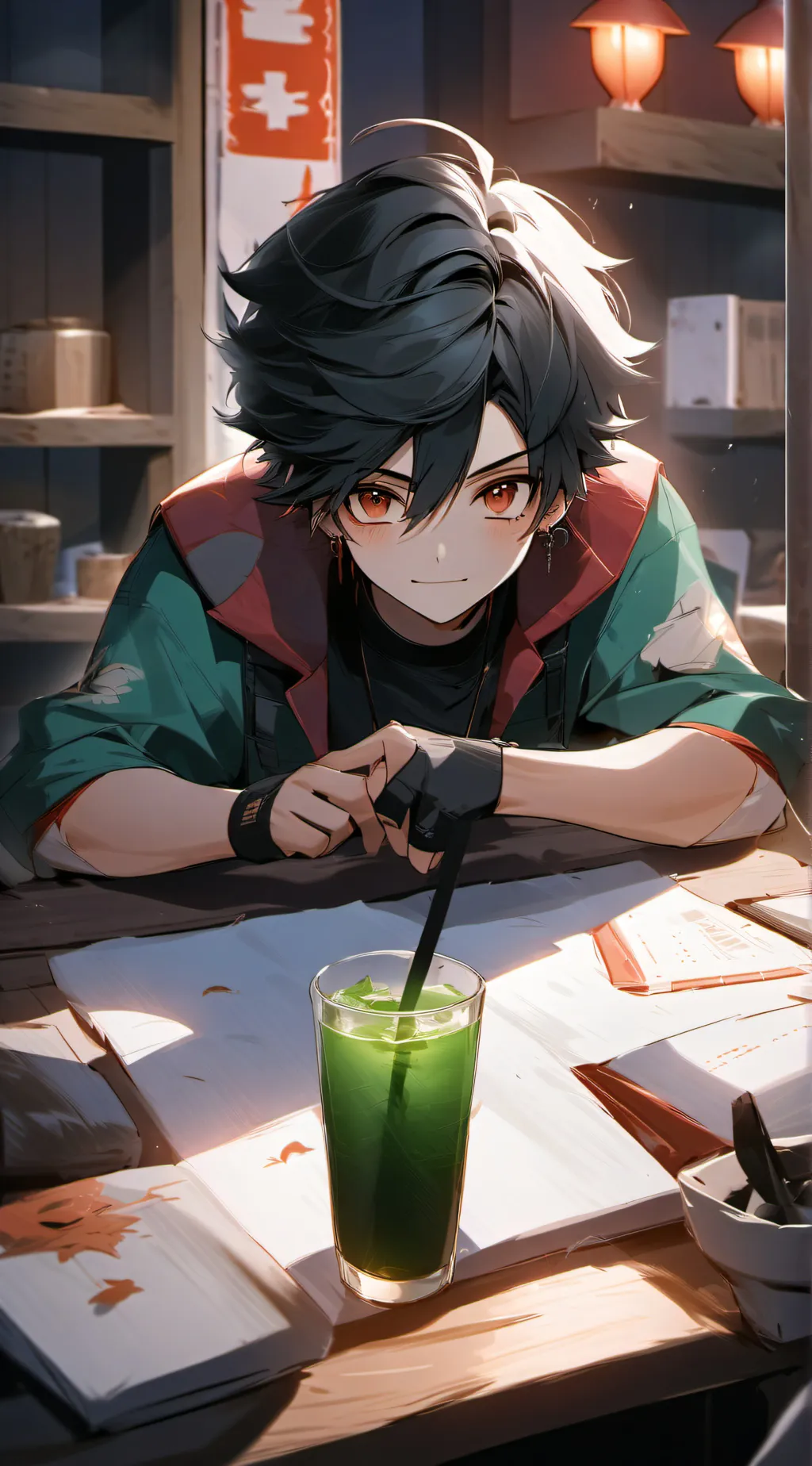 ai character: dunno background