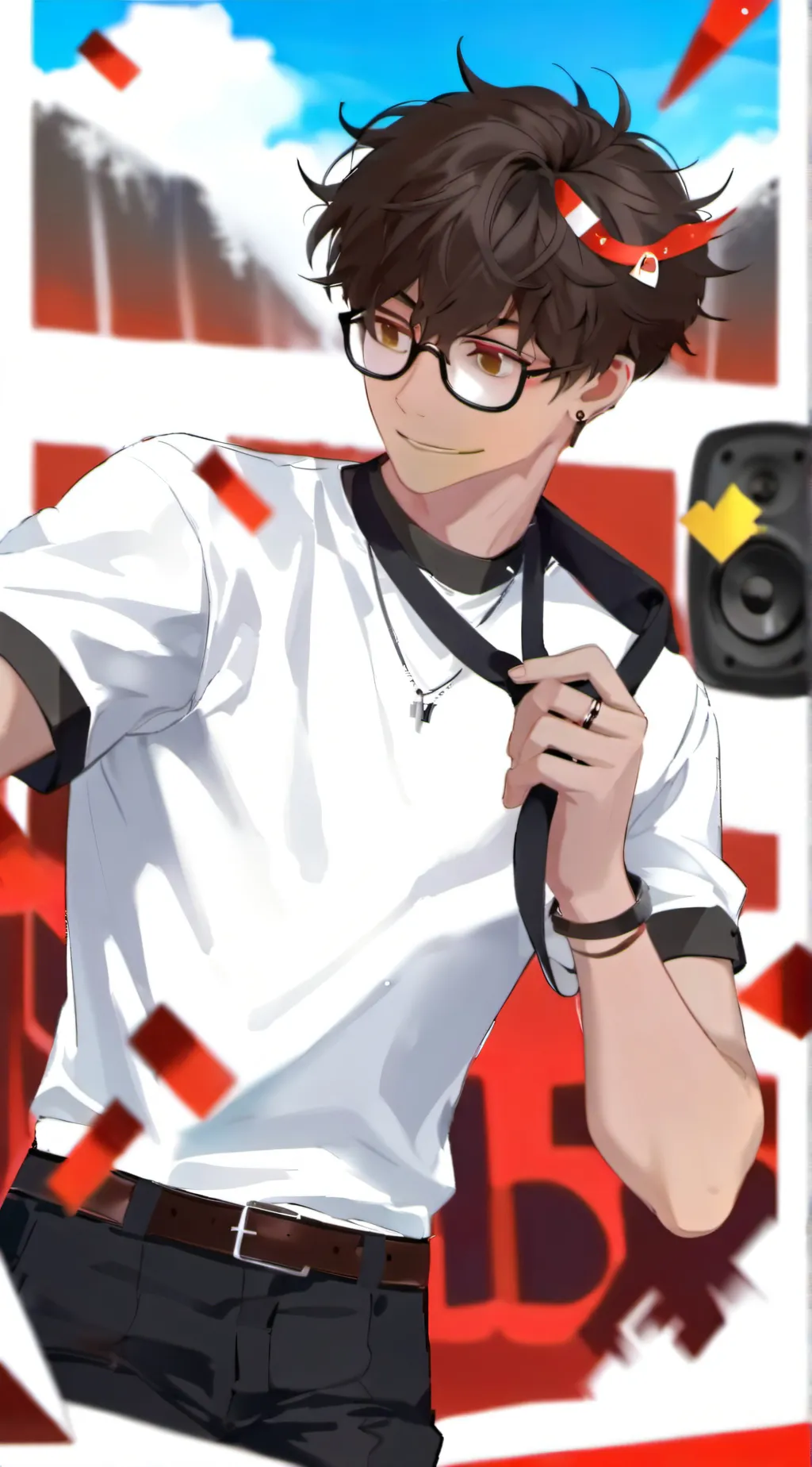 ai character: techy  background