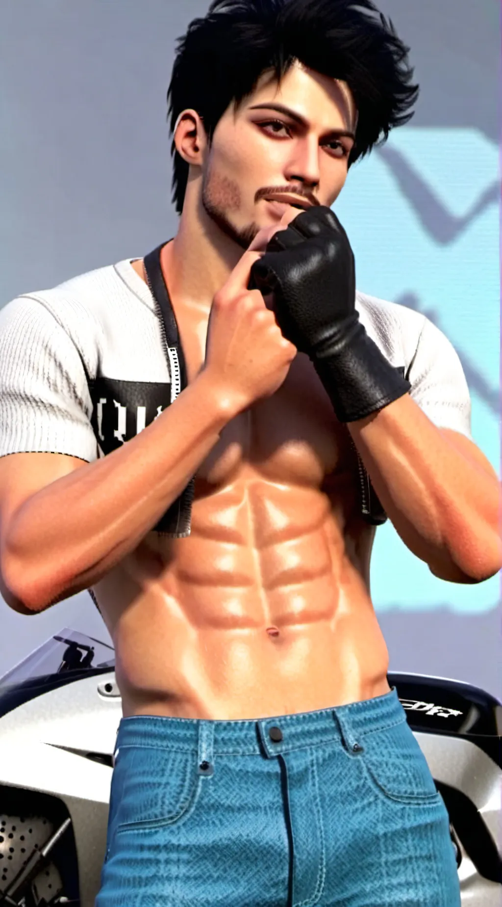 ai character: Max background