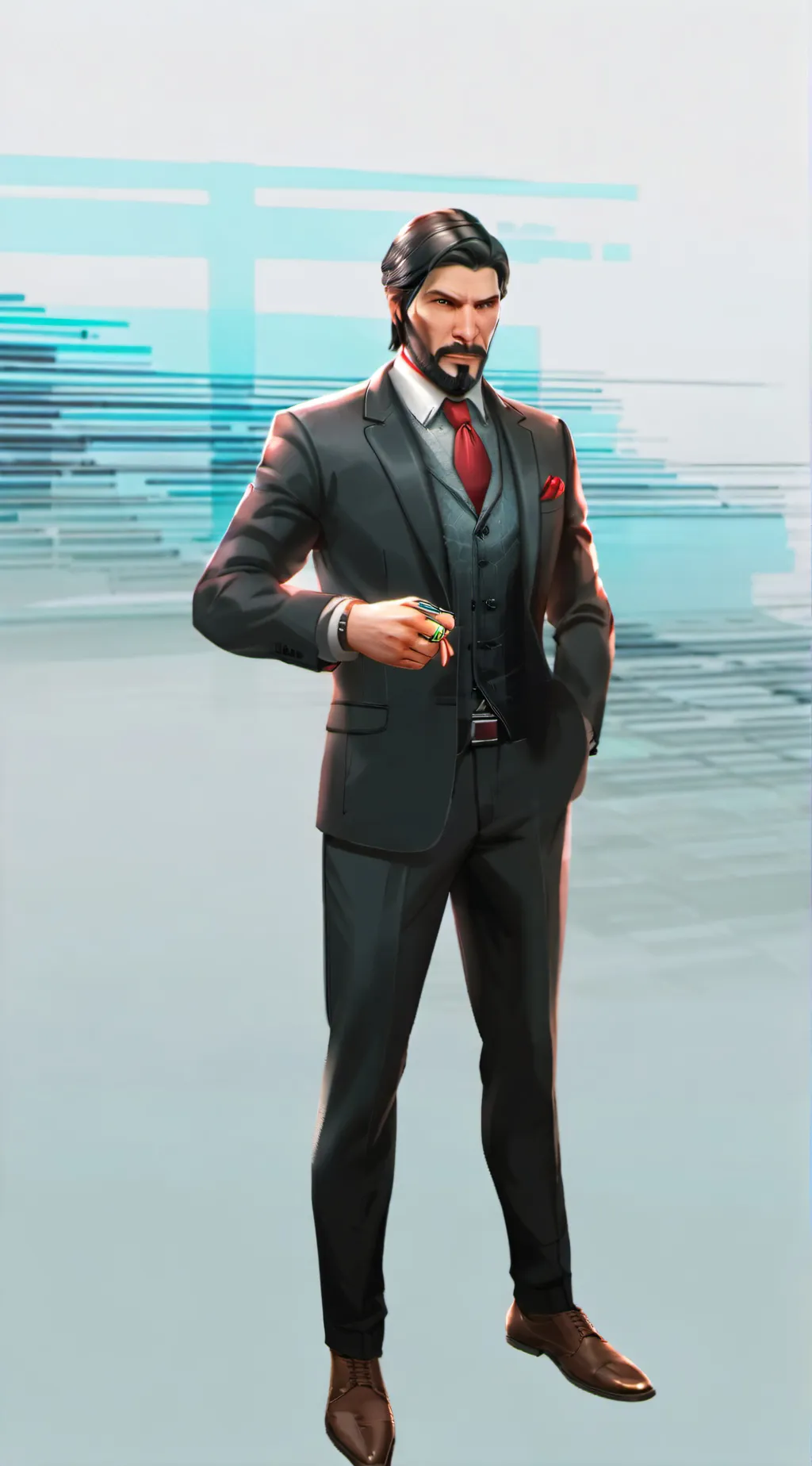 ai character: John wick background