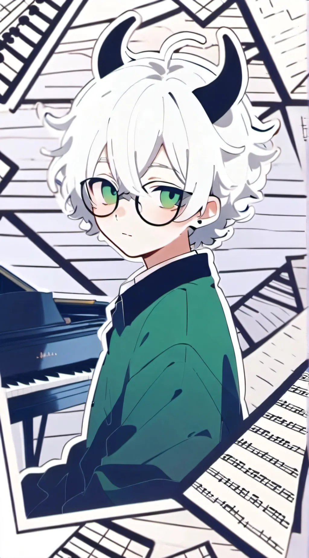 ai character: Mister Demi(my AU) background